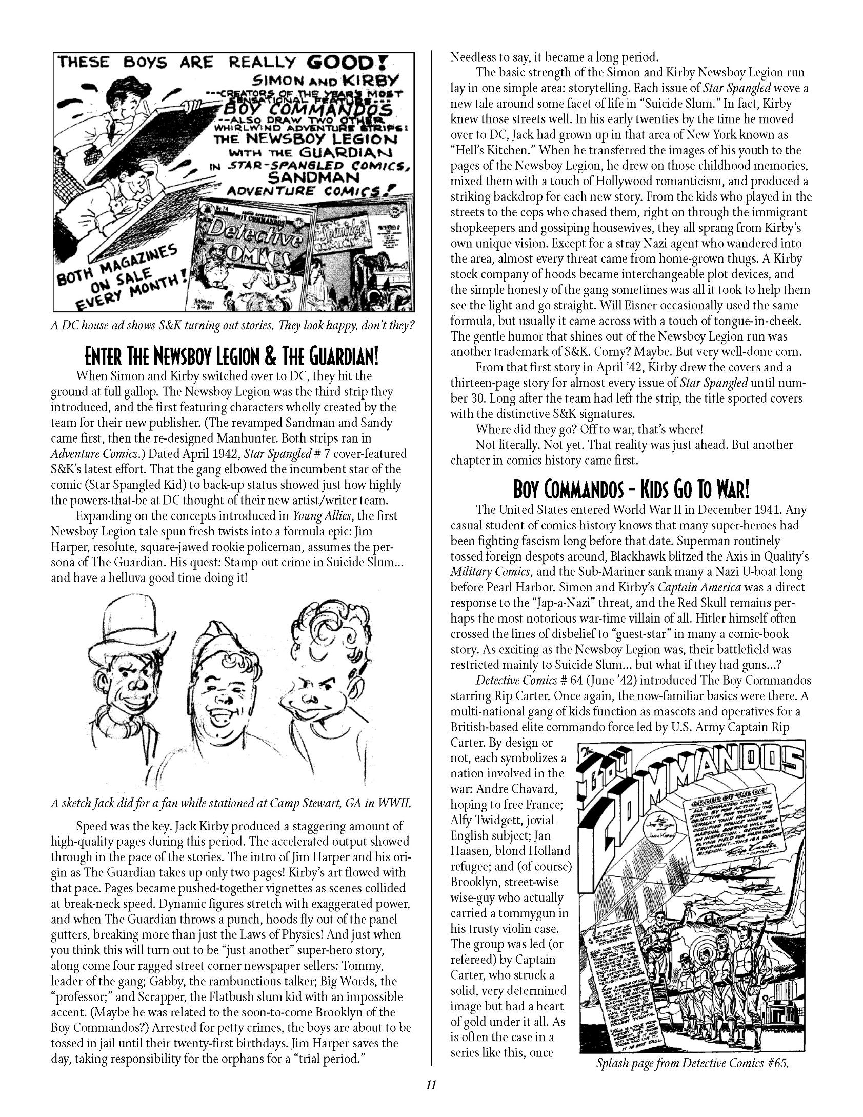 Read online The Jack Kirby Collector comic -  Issue #7 - 11