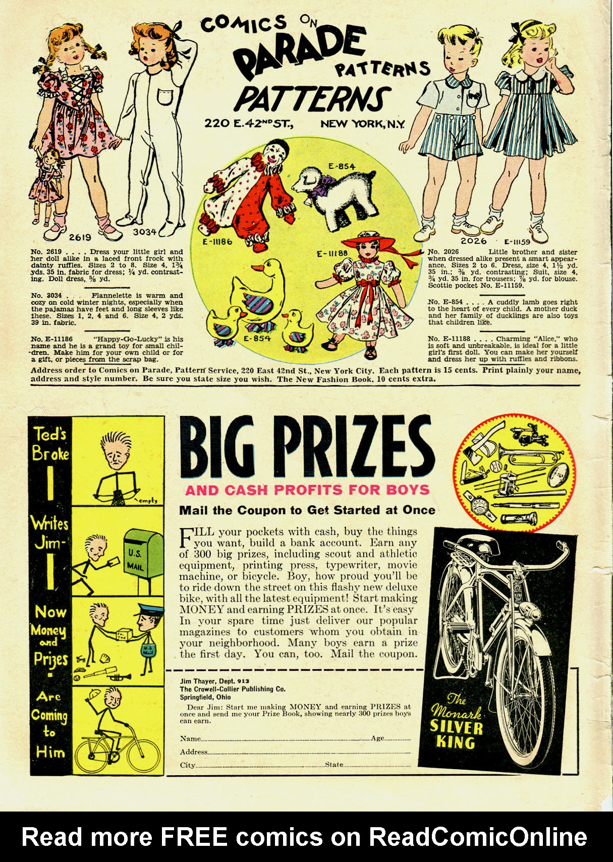 Read online Comics on Parade comic -  Issue #23 - 2