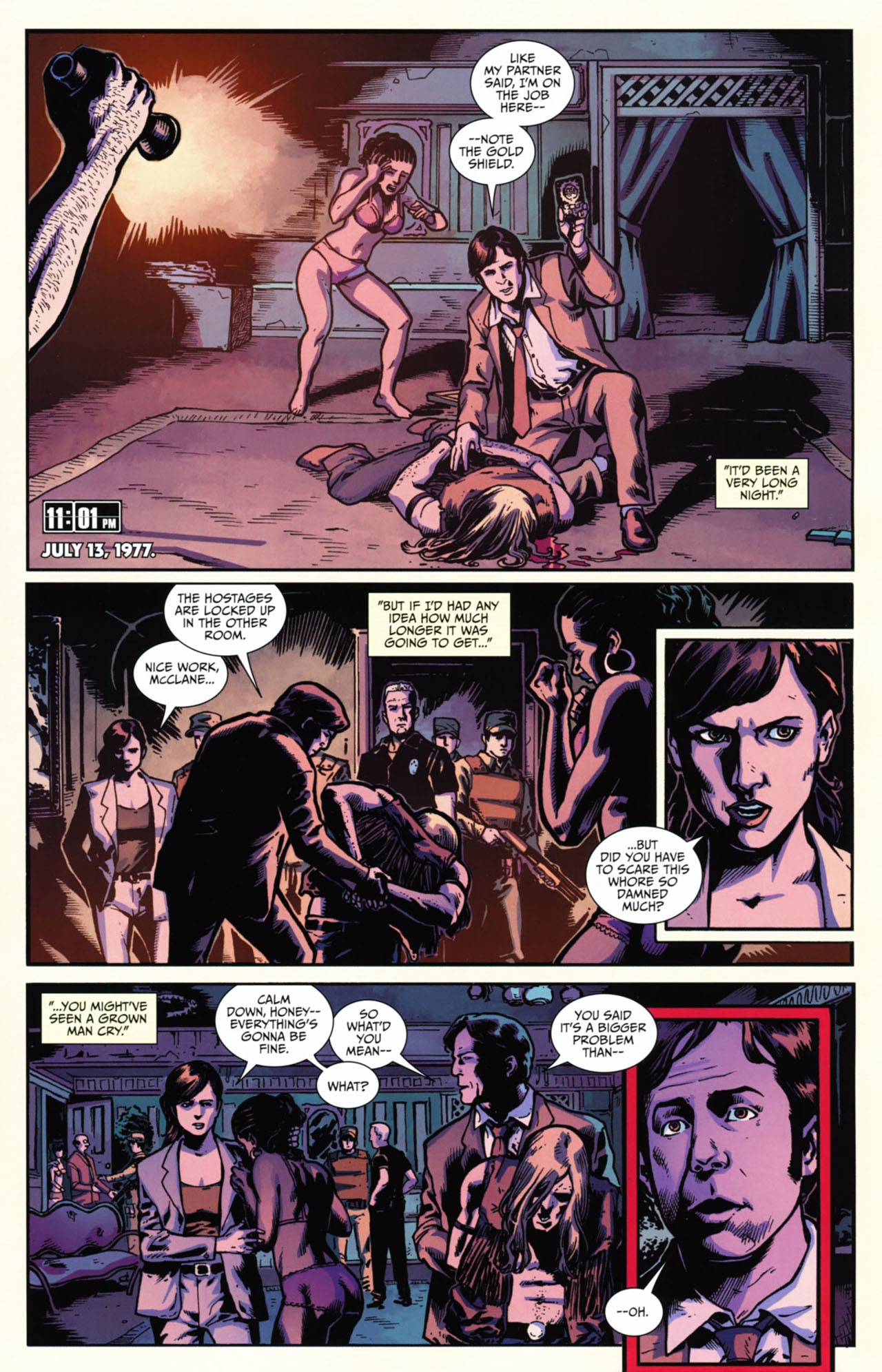 Read online Die Hard: Year One comic -  Issue #8 - 4