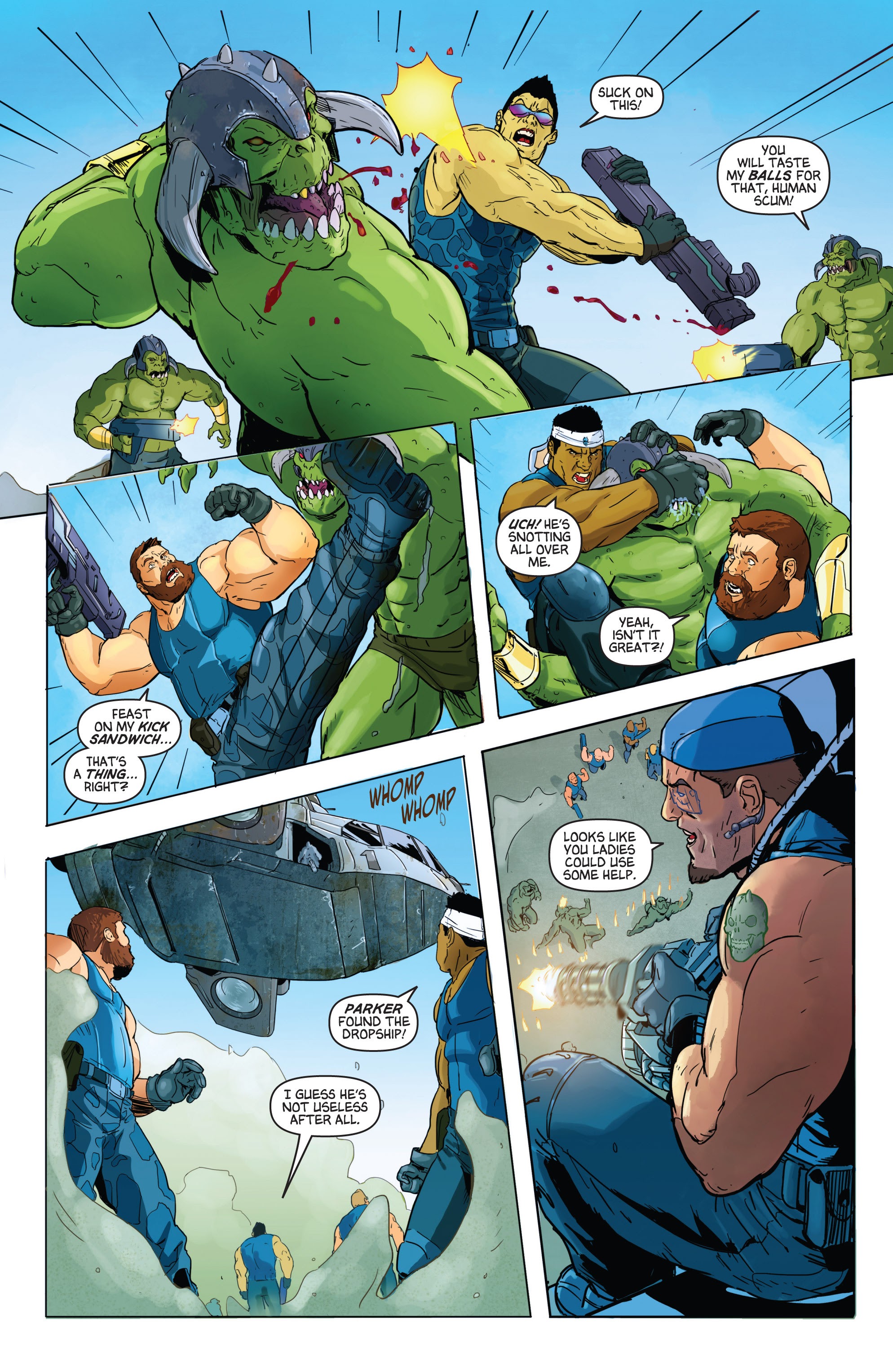 Read online Aliens vs. Parker comic -  Issue #1 - 5