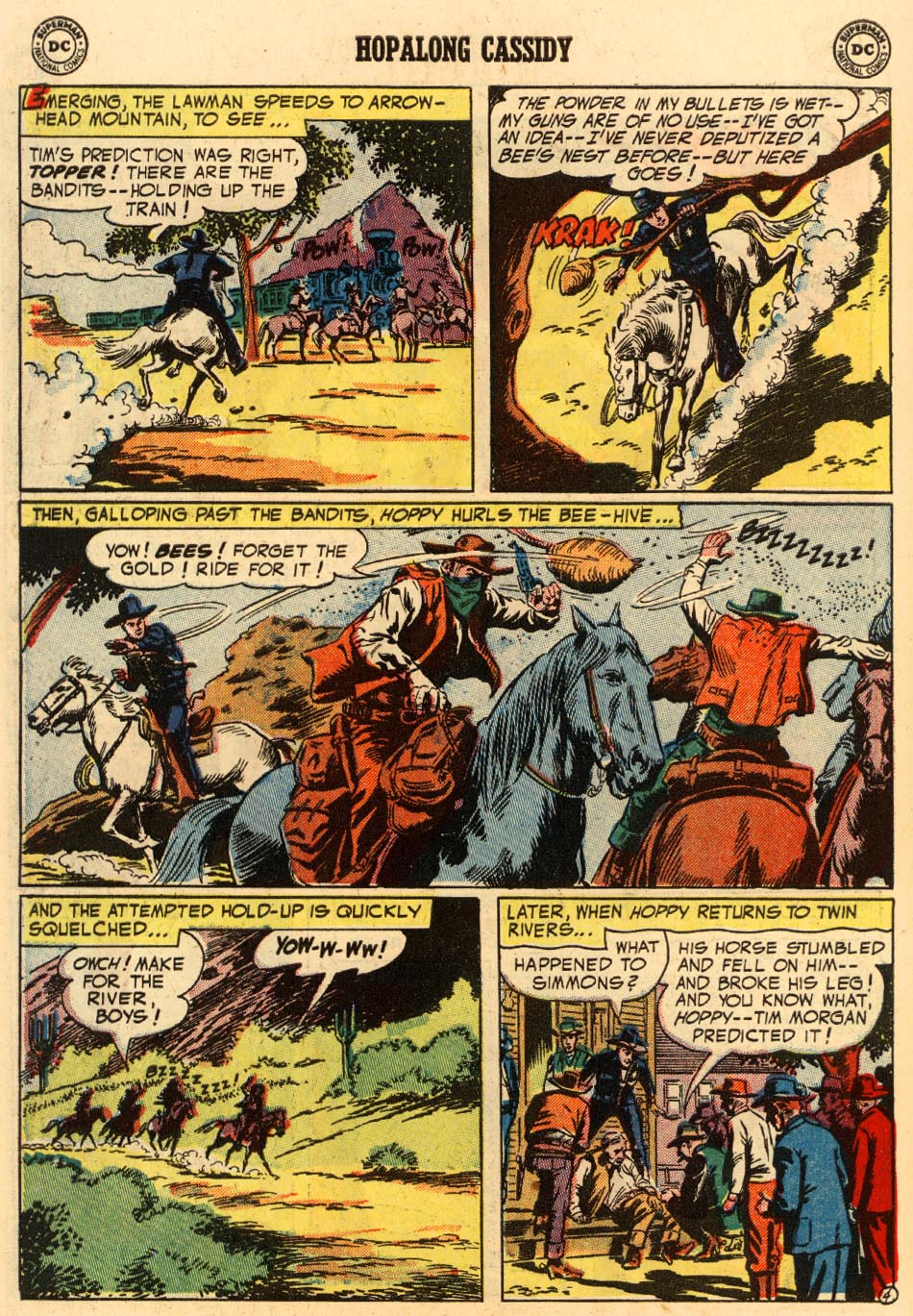Read online Hopalong Cassidy comic -  Issue #97 - 6