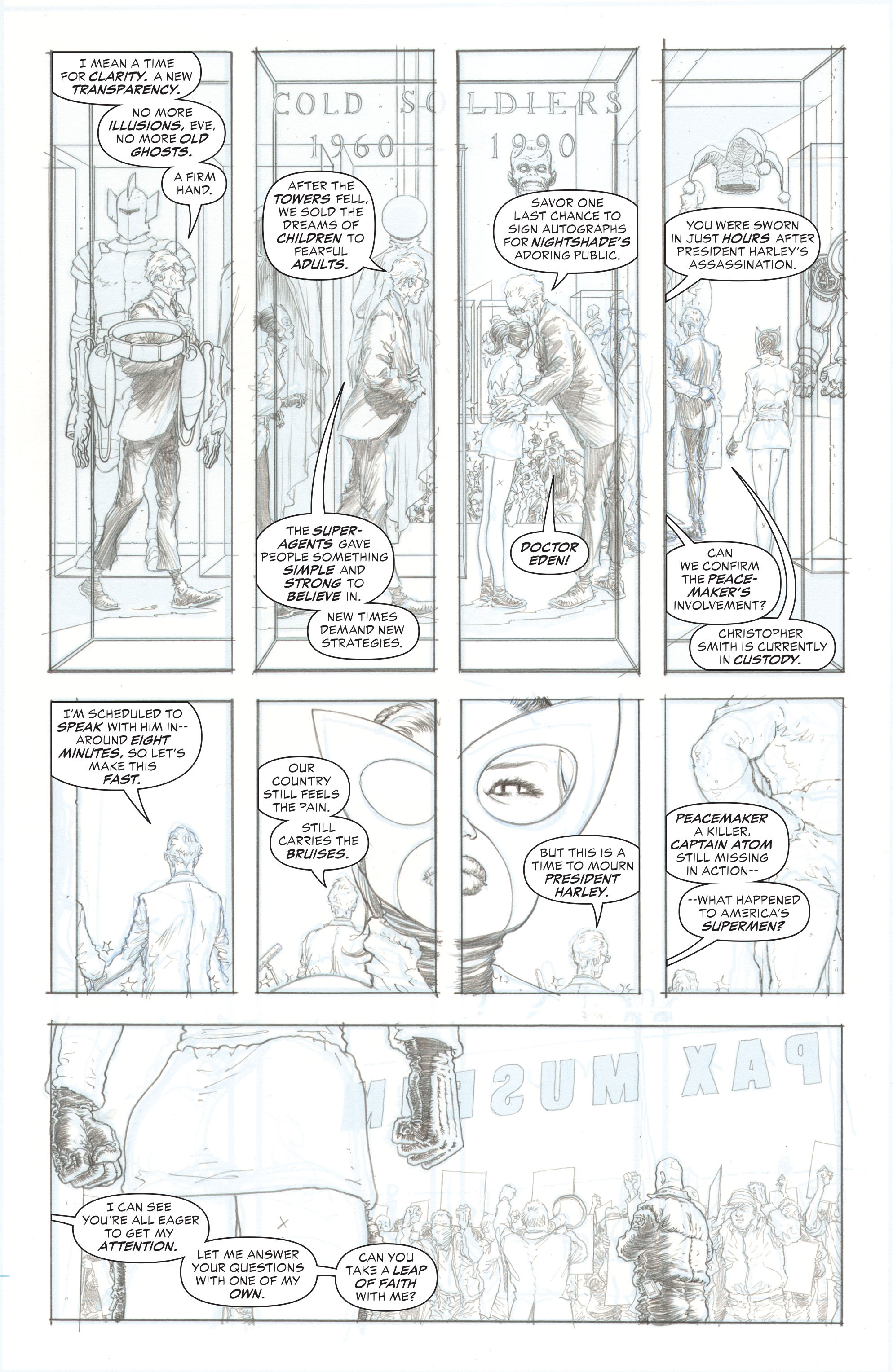 Read online The Multiversity: Pax Americana comic -  Issue # _Director's Cut - 8