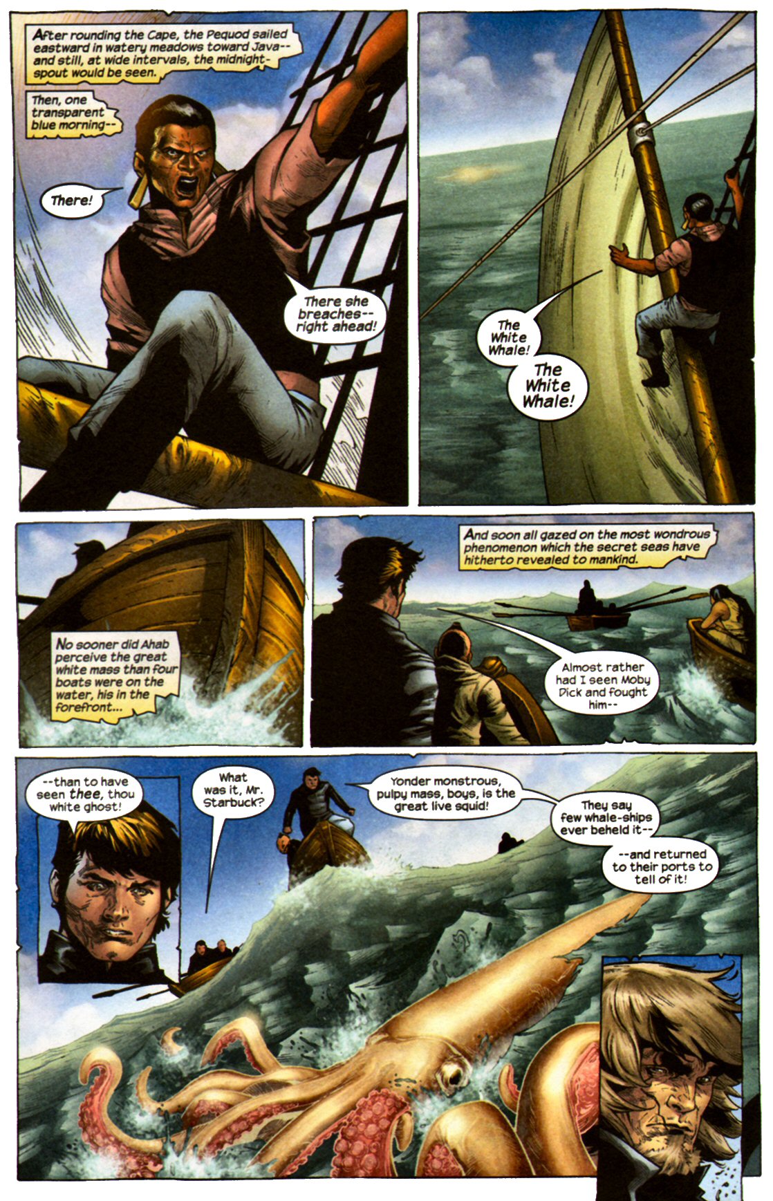 Read online Marvel Illustrated: Moby Dick comic -  Issue # TPB - 56