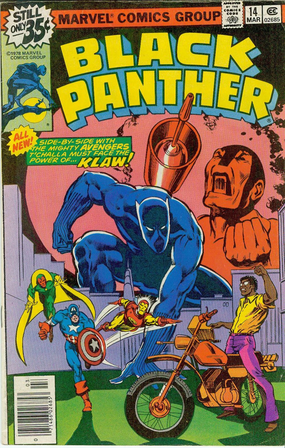 Read online Black Panther (1977) comic -  Issue #14 - 1