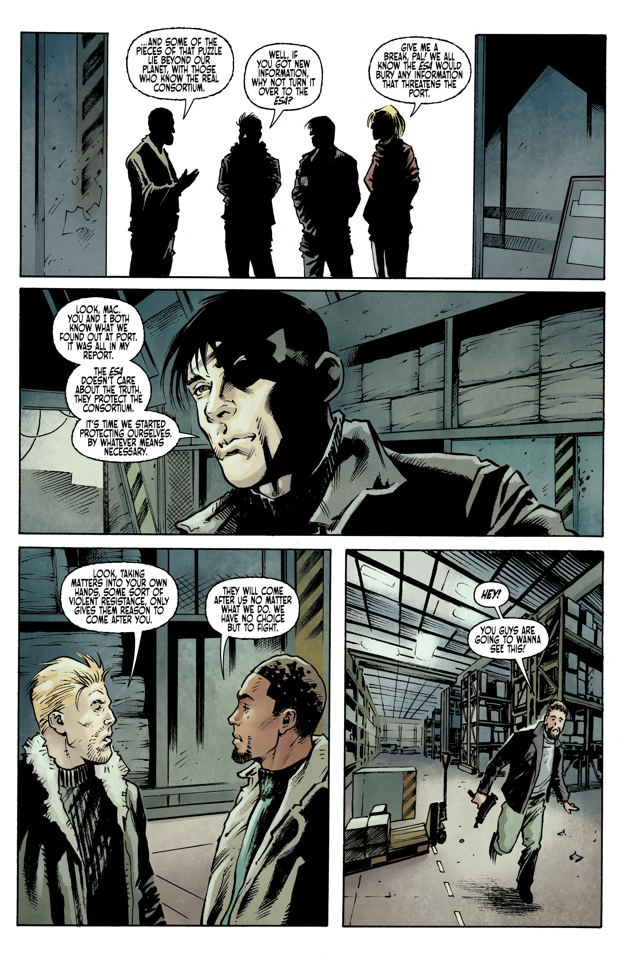 Read online Port of Earth comic -  Issue #10 - 16