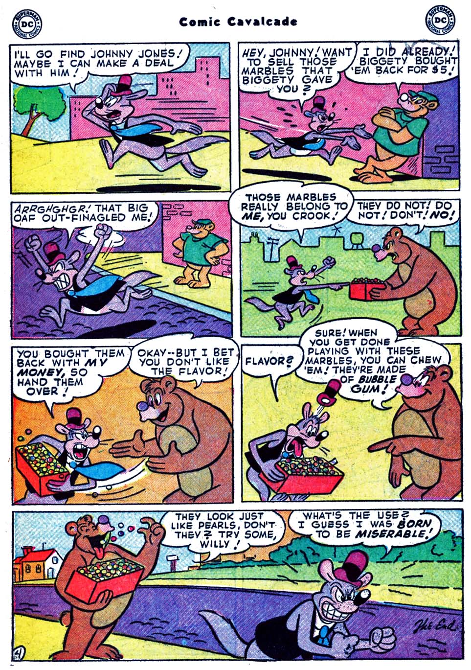 Read online Comic Cavalcade comic -  Issue #55 - 62