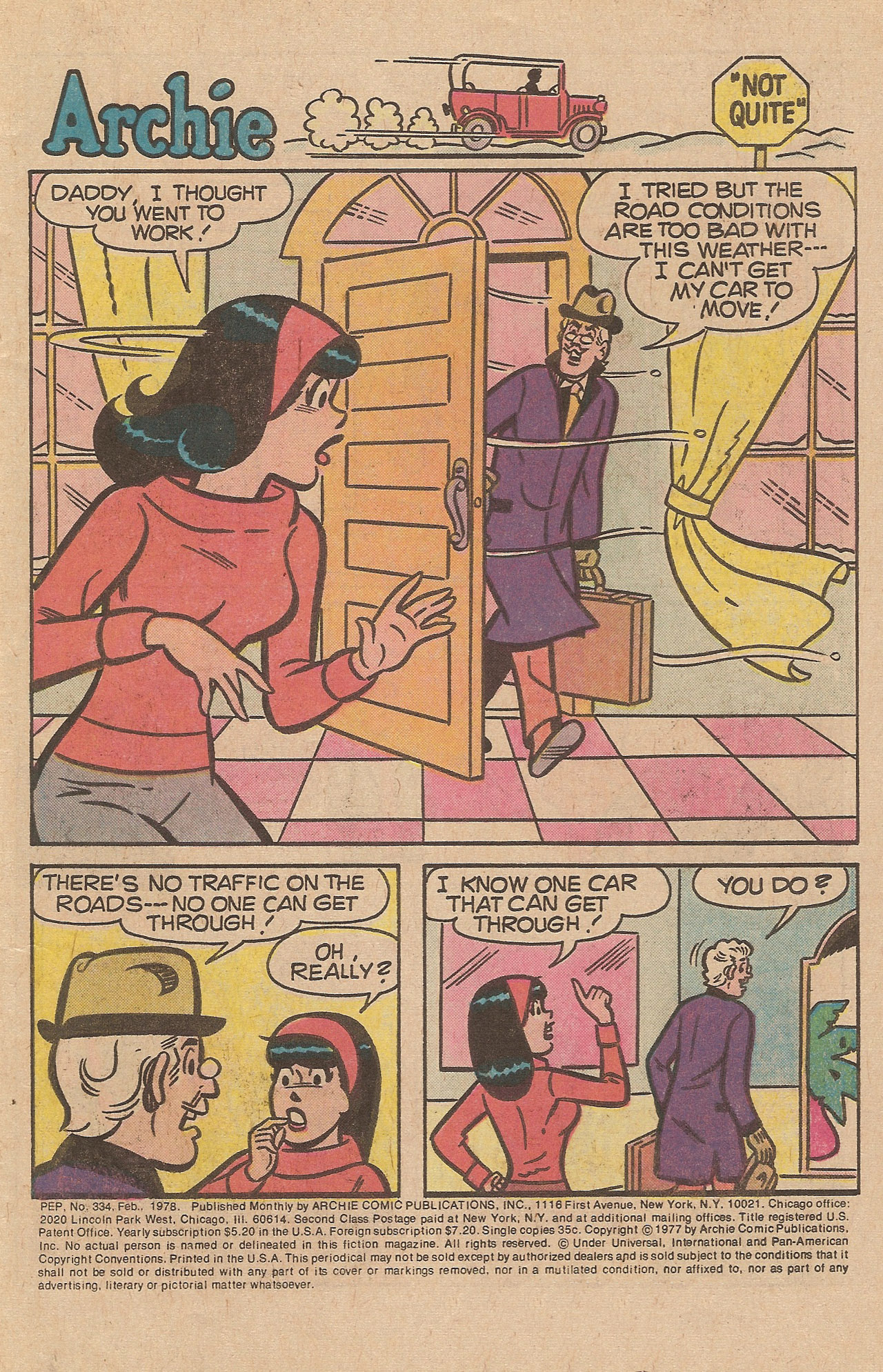 Read online Pep Comics comic -  Issue #334 - 3