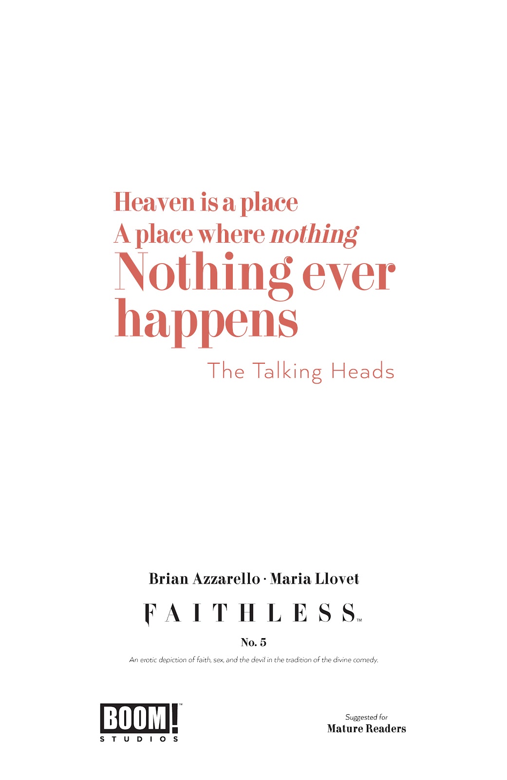 Read online Faithless comic -  Issue #5 - 27
