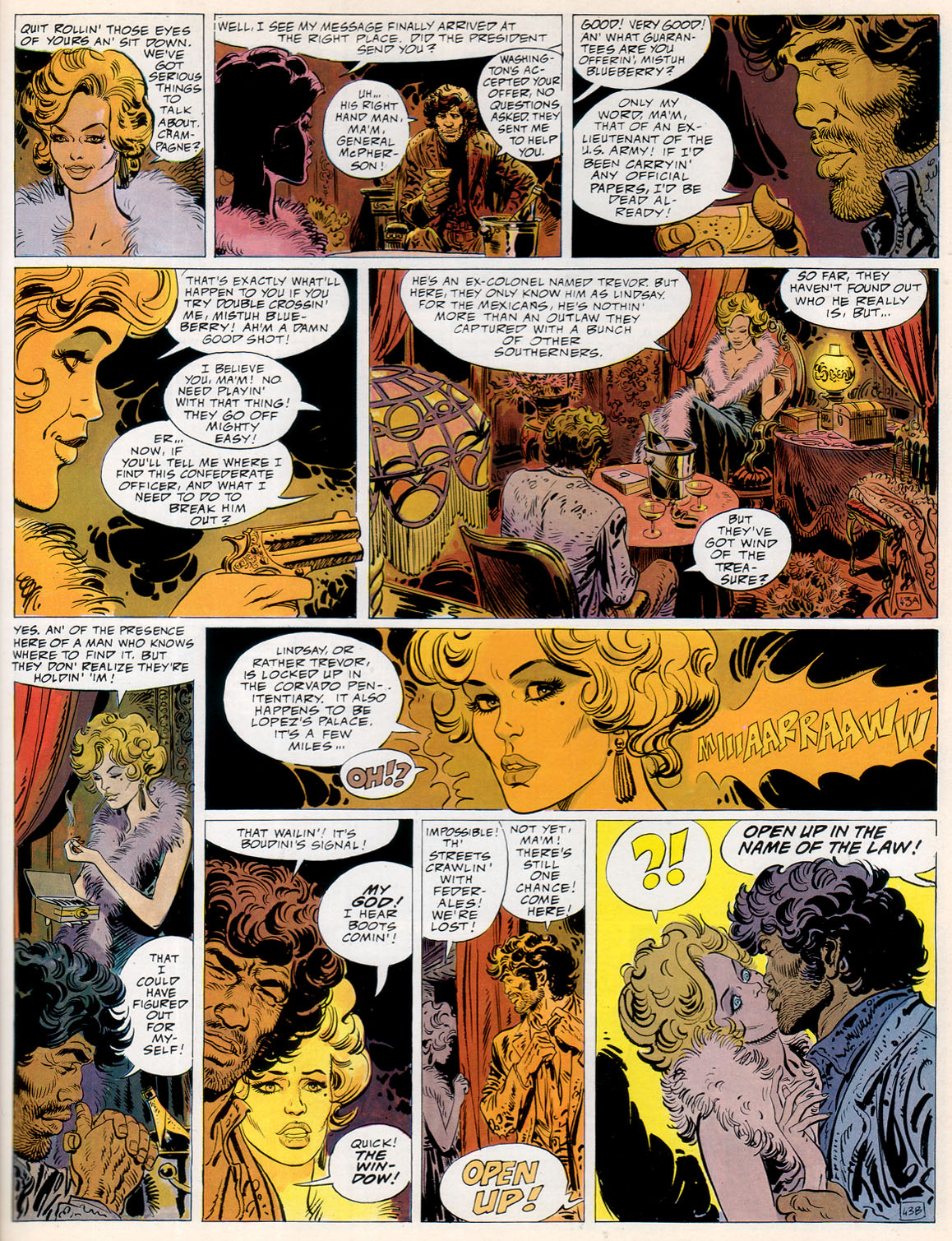 Read online Epic Graphic Novel: Blueberry comic -  Issue #1 - 49