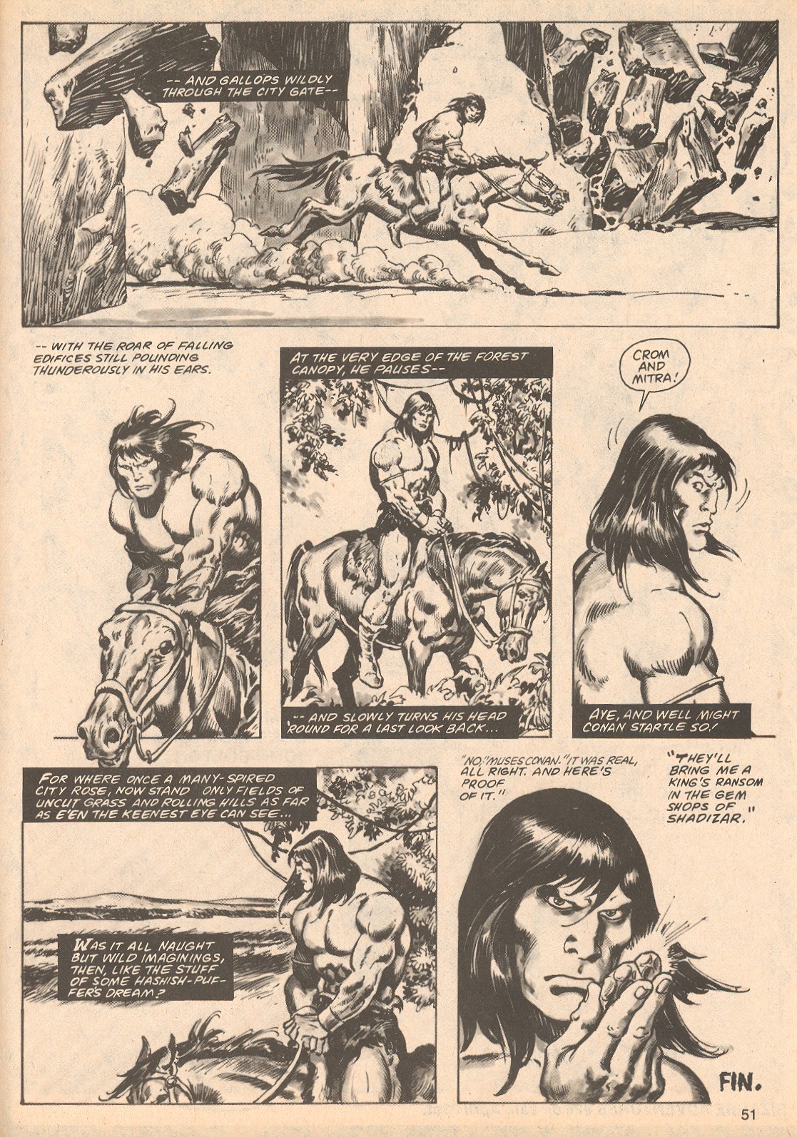 Read online The Savage Sword Of Conan comic -  Issue #62 - 51