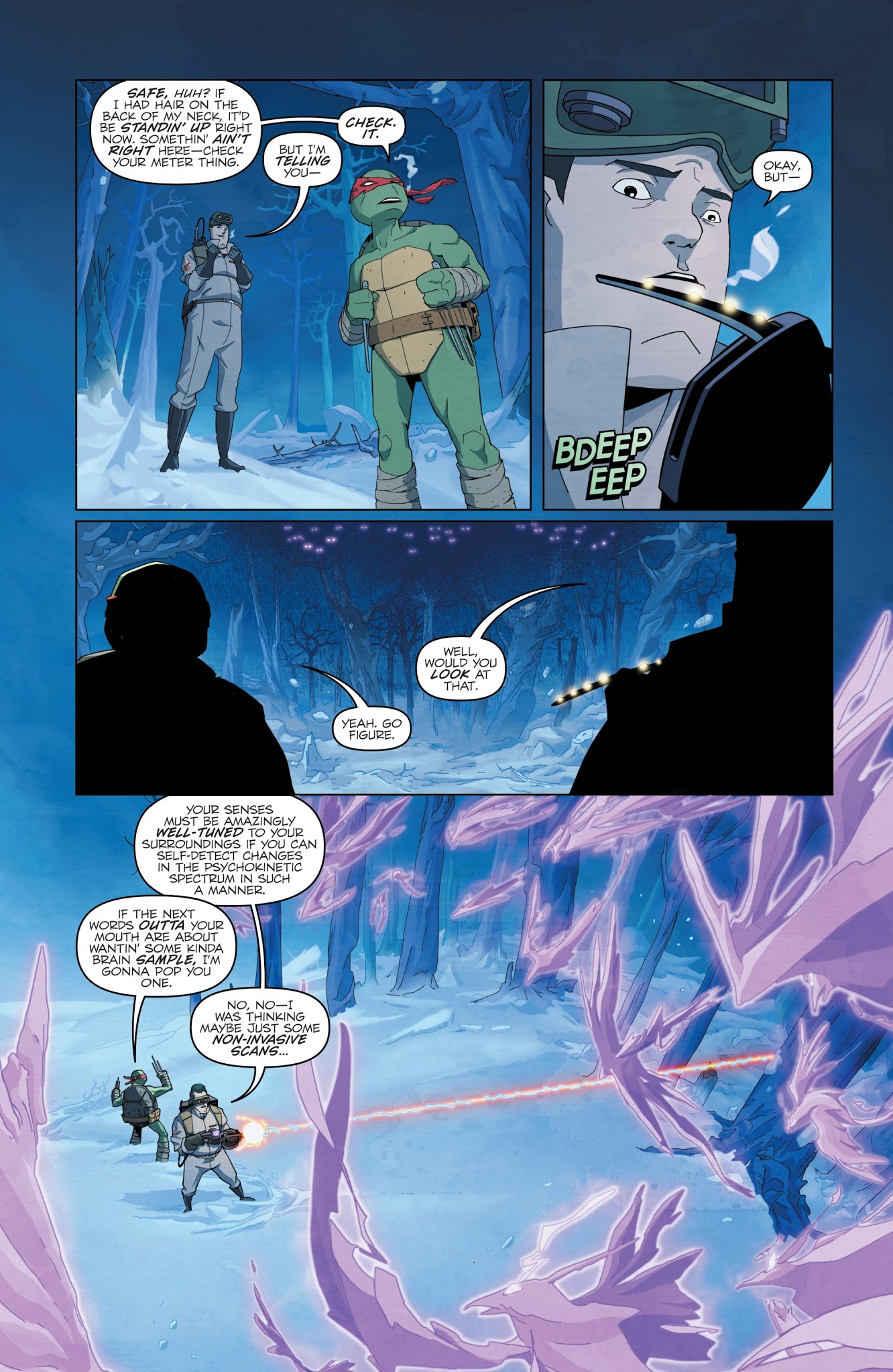 Read online Teenage Mutant Ninja Turtles/Ghostbusters 2 comic -  Issue #2 - 11