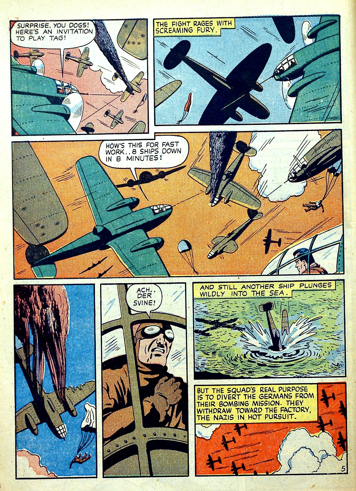 Read online Captain Flight Comics comic -  Issue #3 - 14