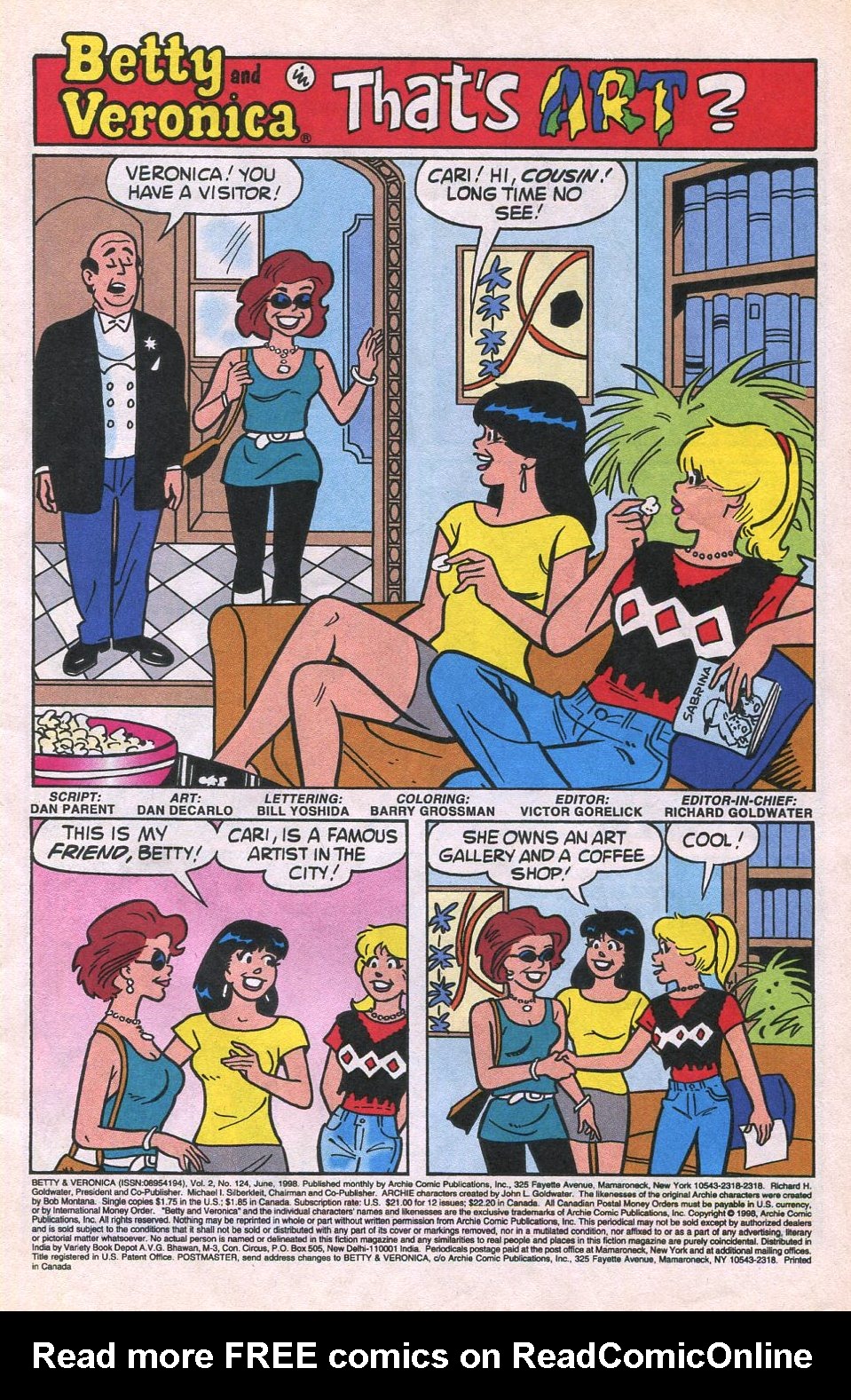 Read online Betty and Veronica (1987) comic -  Issue #124 - 3