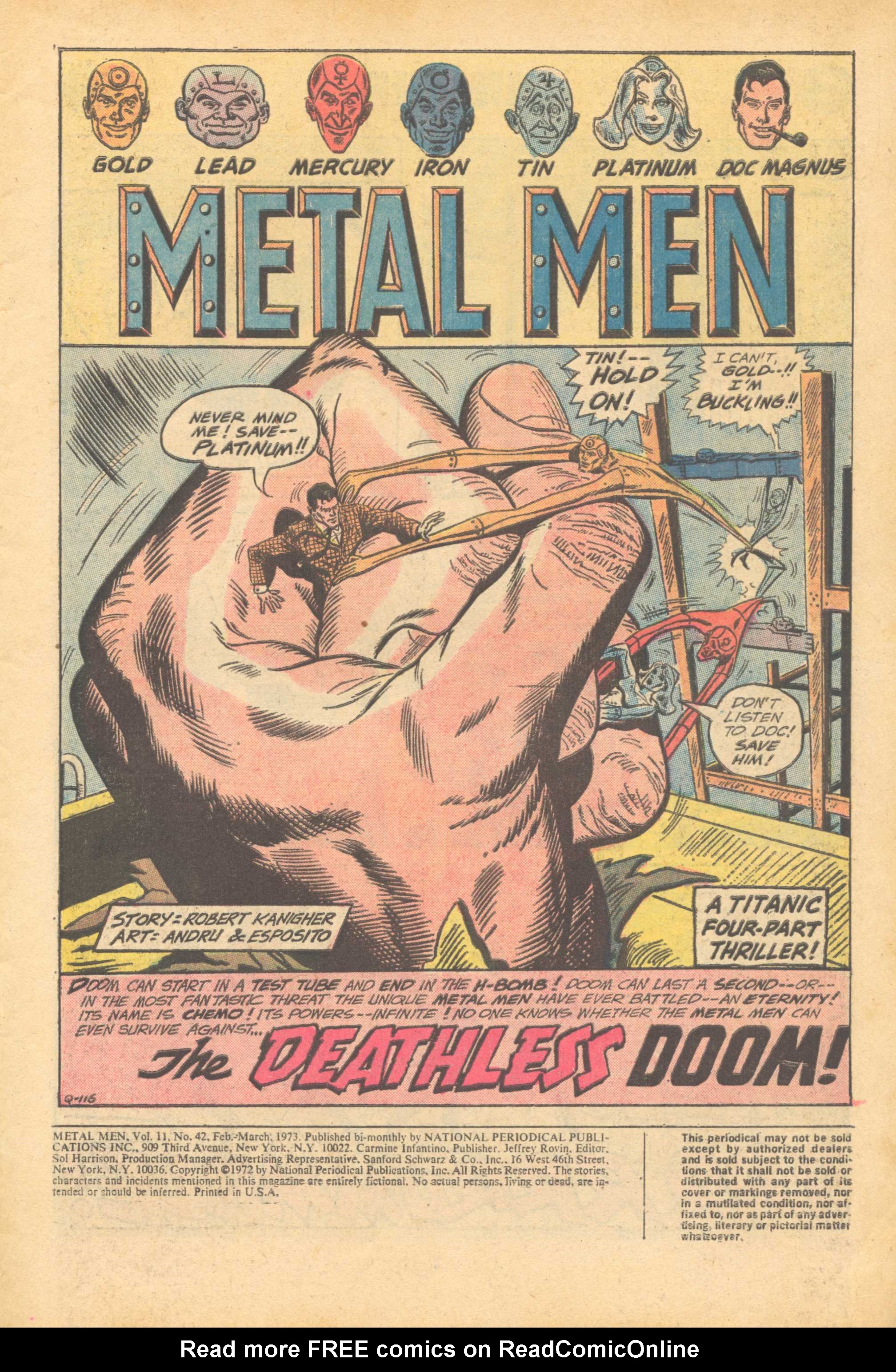 Metal Men (1963) Issue #42 #42 - English 3