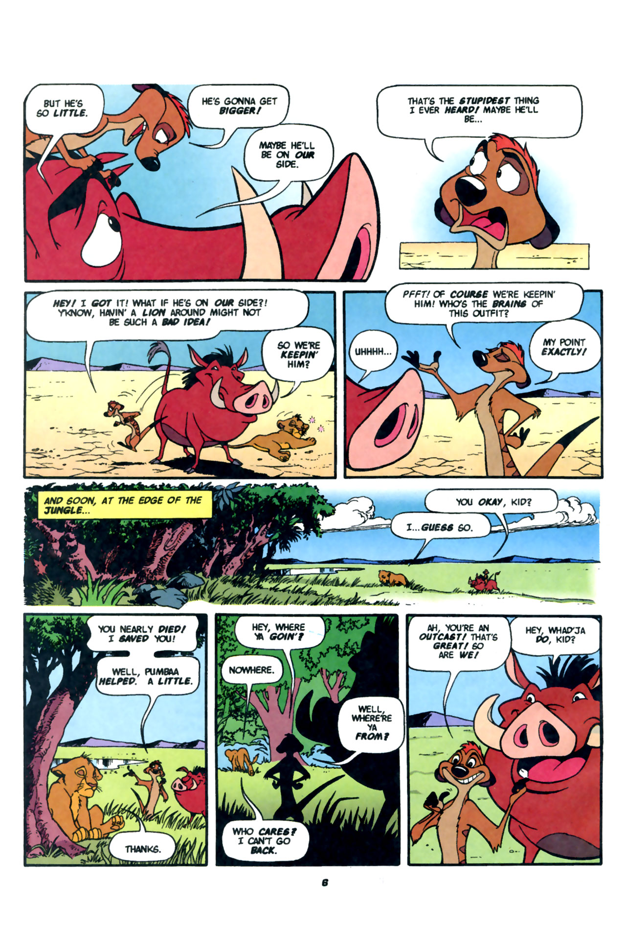 Read online Disney's The Lion King comic -  Issue #2 - 8