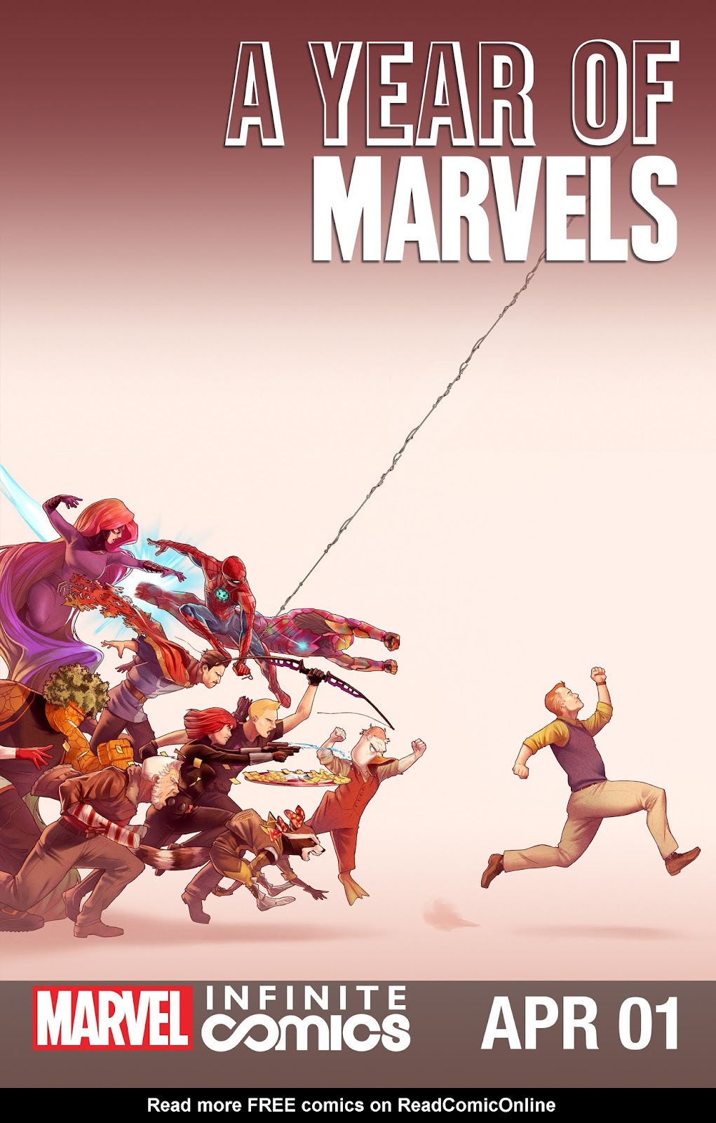 A Year of Marvels: April Infinite Comic issue Full - Page 1