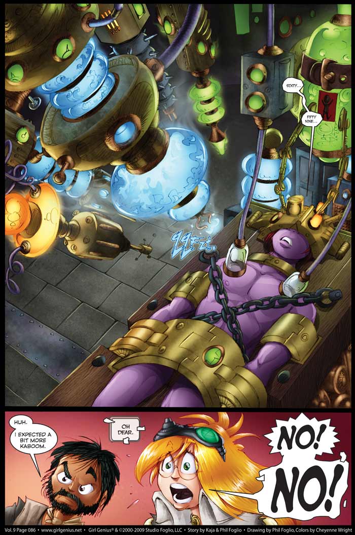 Read online Girl Genius (2002) comic -  Issue #9 - 87