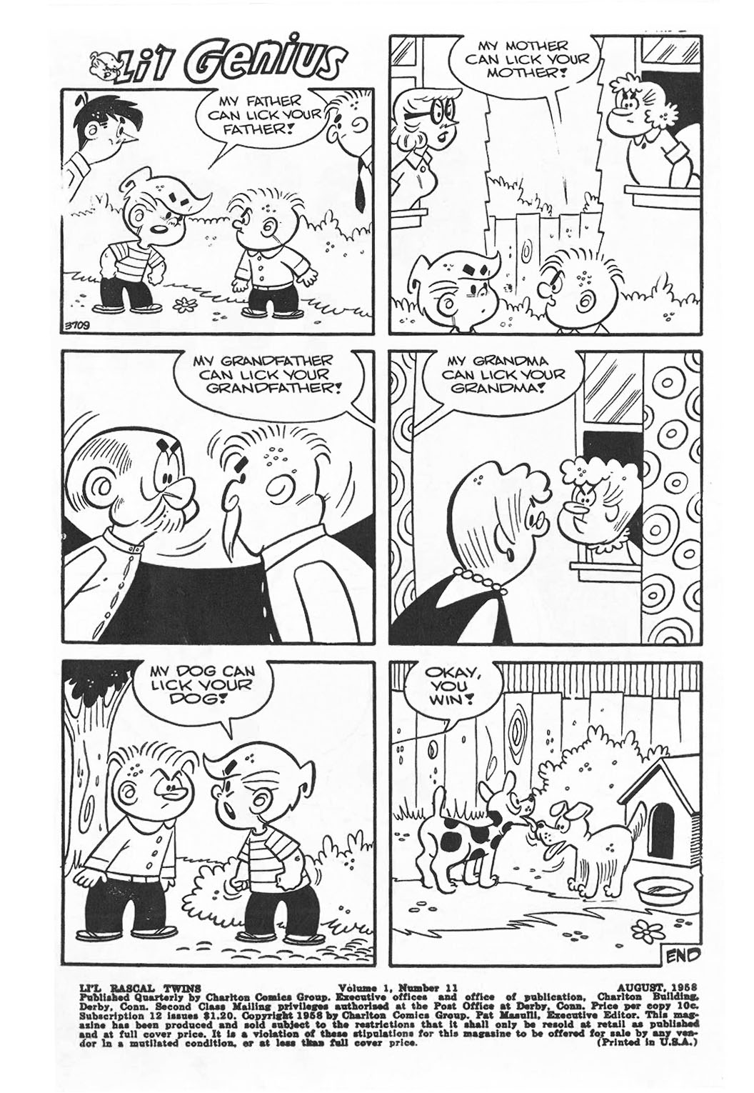 Read online Li'l Rascal Twins comic -  Issue #11 - 2
