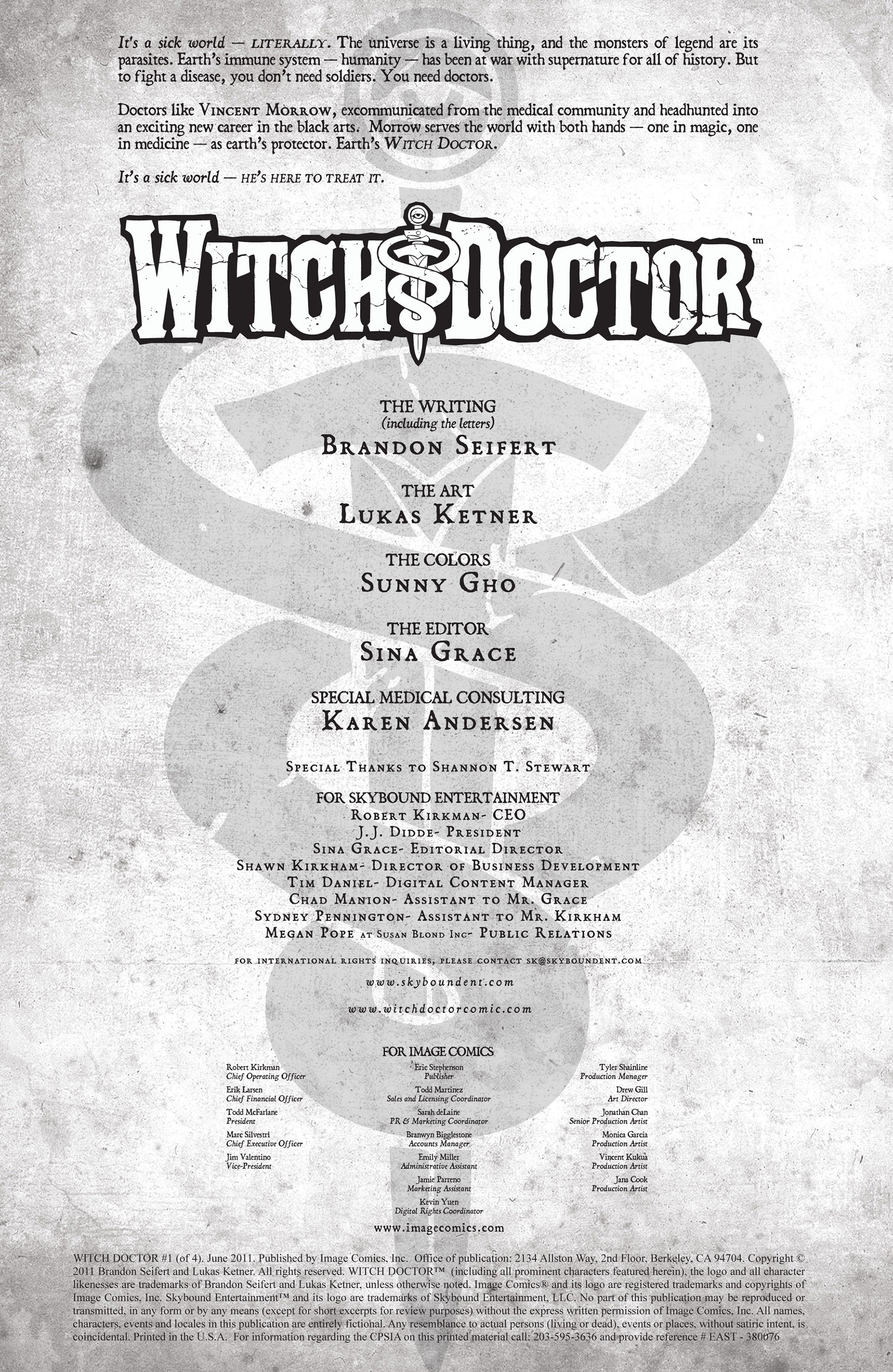 Read online Witch Doctor comic -  Issue # Full - 29