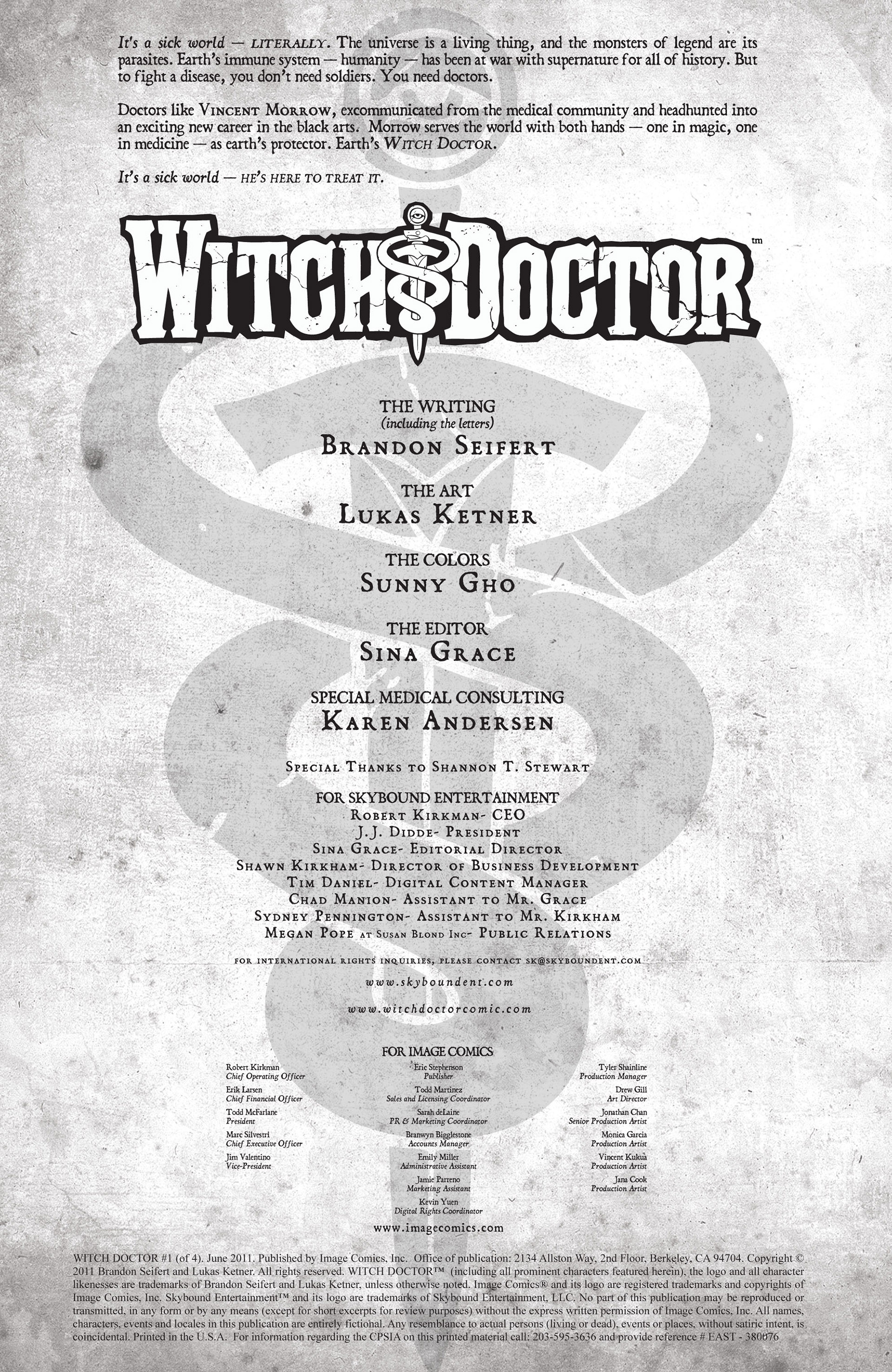 Read online Witch Doctor comic -  Issue # Full - 29