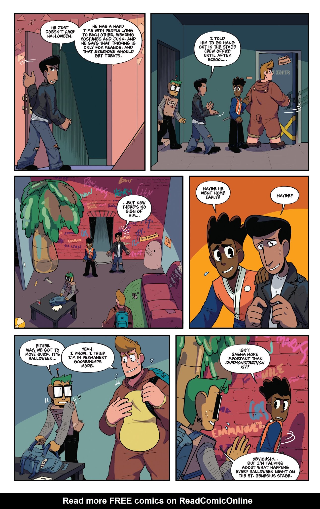 Read online The Backstagers Halloween Intermission comic -  Issue # Full - 7