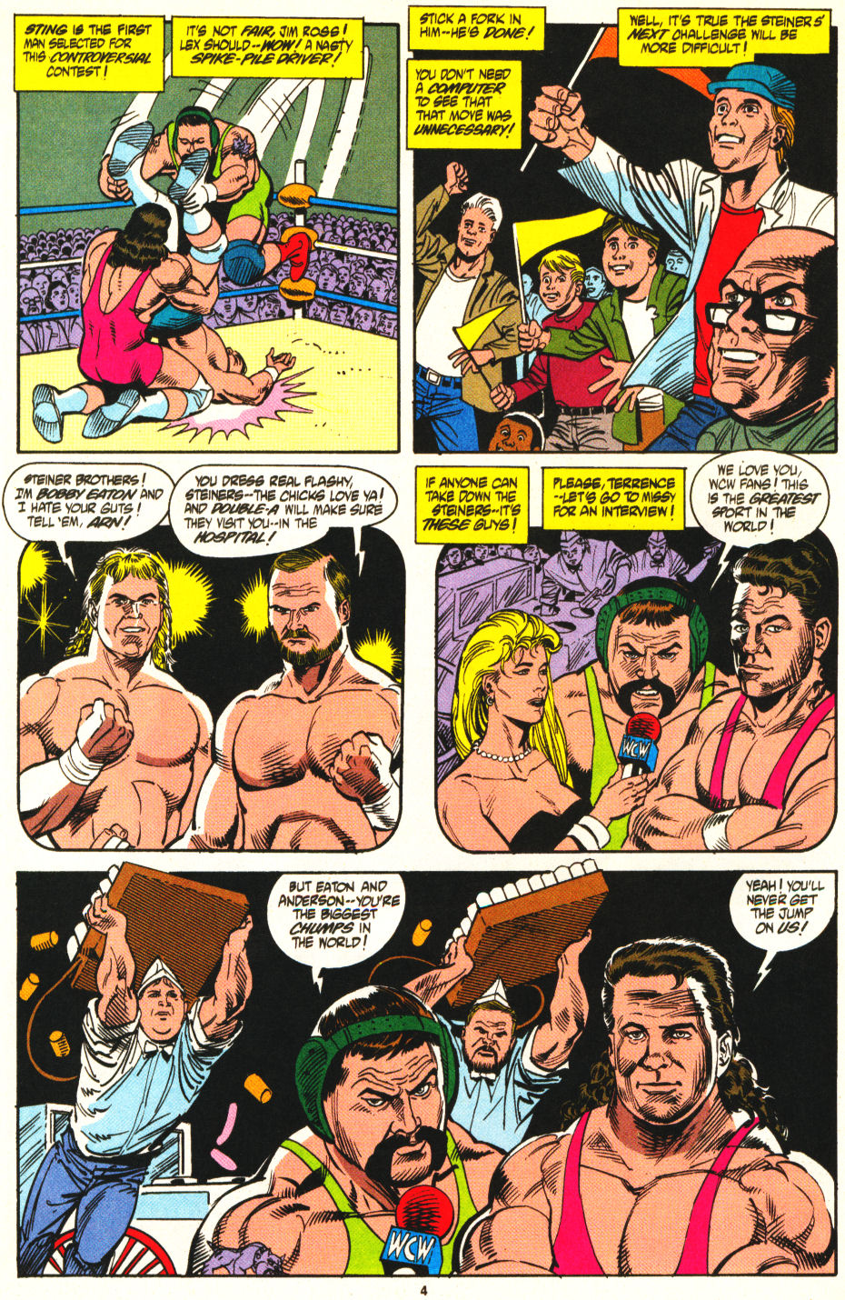 Read online WCW World Championship Wrestling comic -  Issue #2 - 5