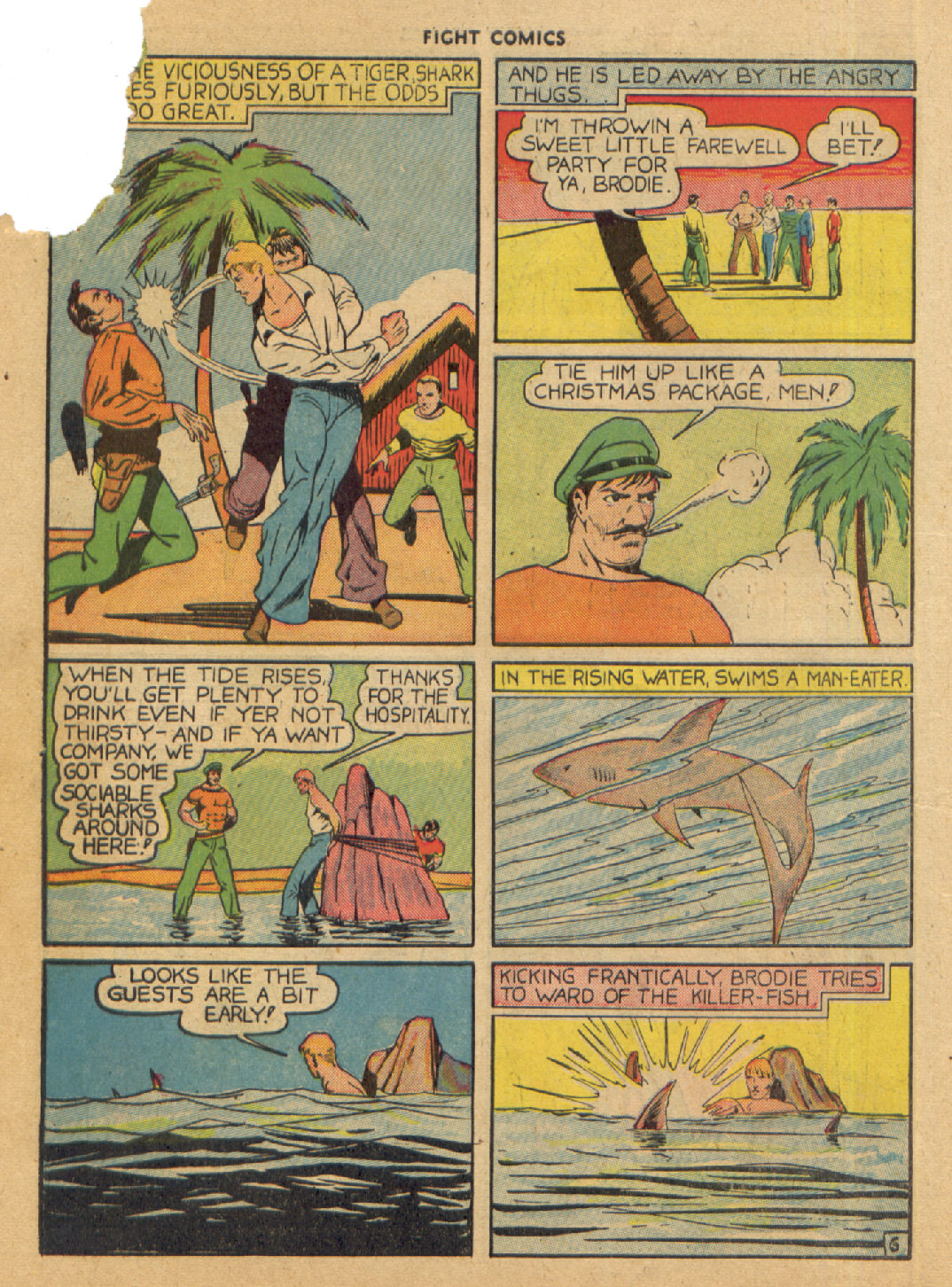 Read online Fight Comics comic -  Issue #3 - 8