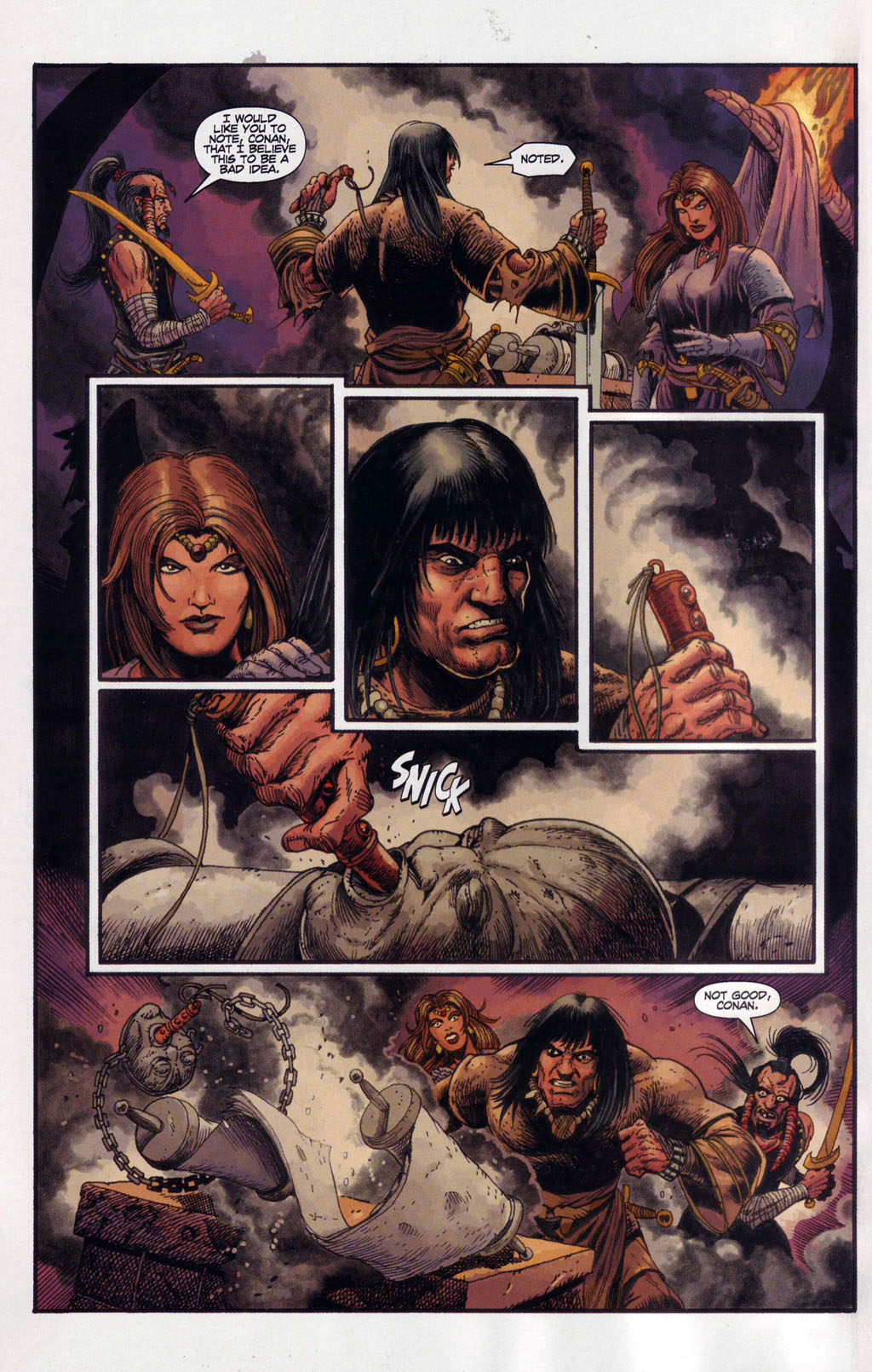 Read online Conan and the Songs of the Dead comic -  Issue #5 - 6