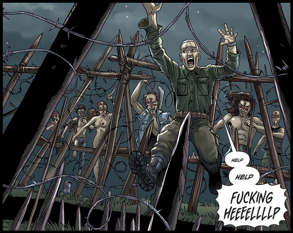 Read online Crossed: Wish You Were Here - Volume 1 comic -  Issue #11 - 13