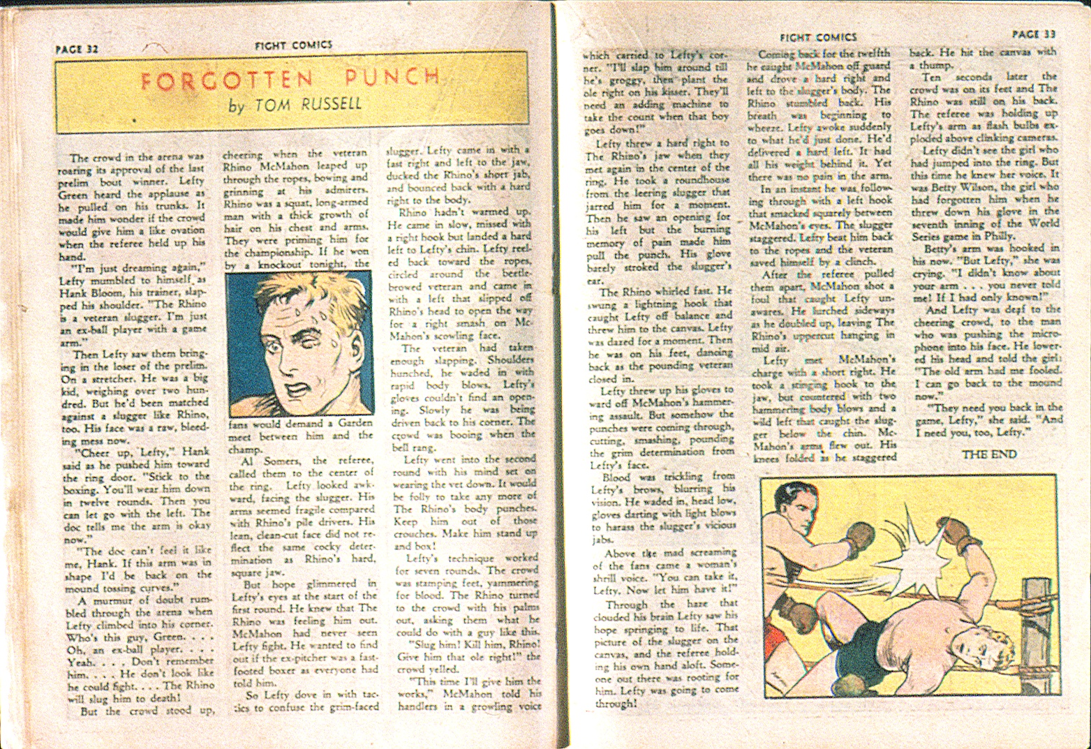 Read online Fight Comics comic -  Issue #13 - 34