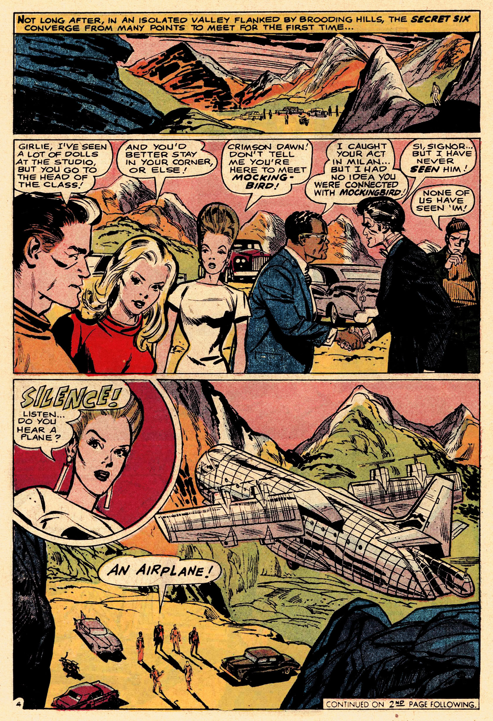 Read online Secret Six (1968) comic -  Issue #1 - 6