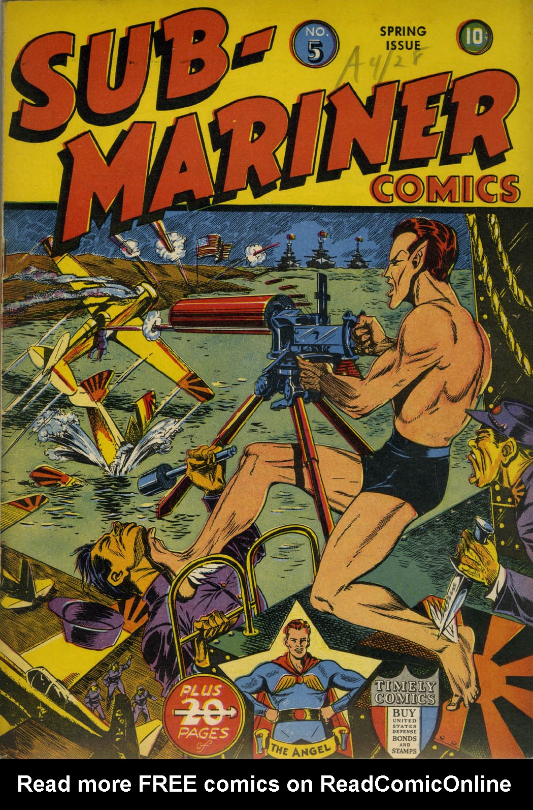 Read online Sub-Mariner Comics comic -  Issue #5 - 1