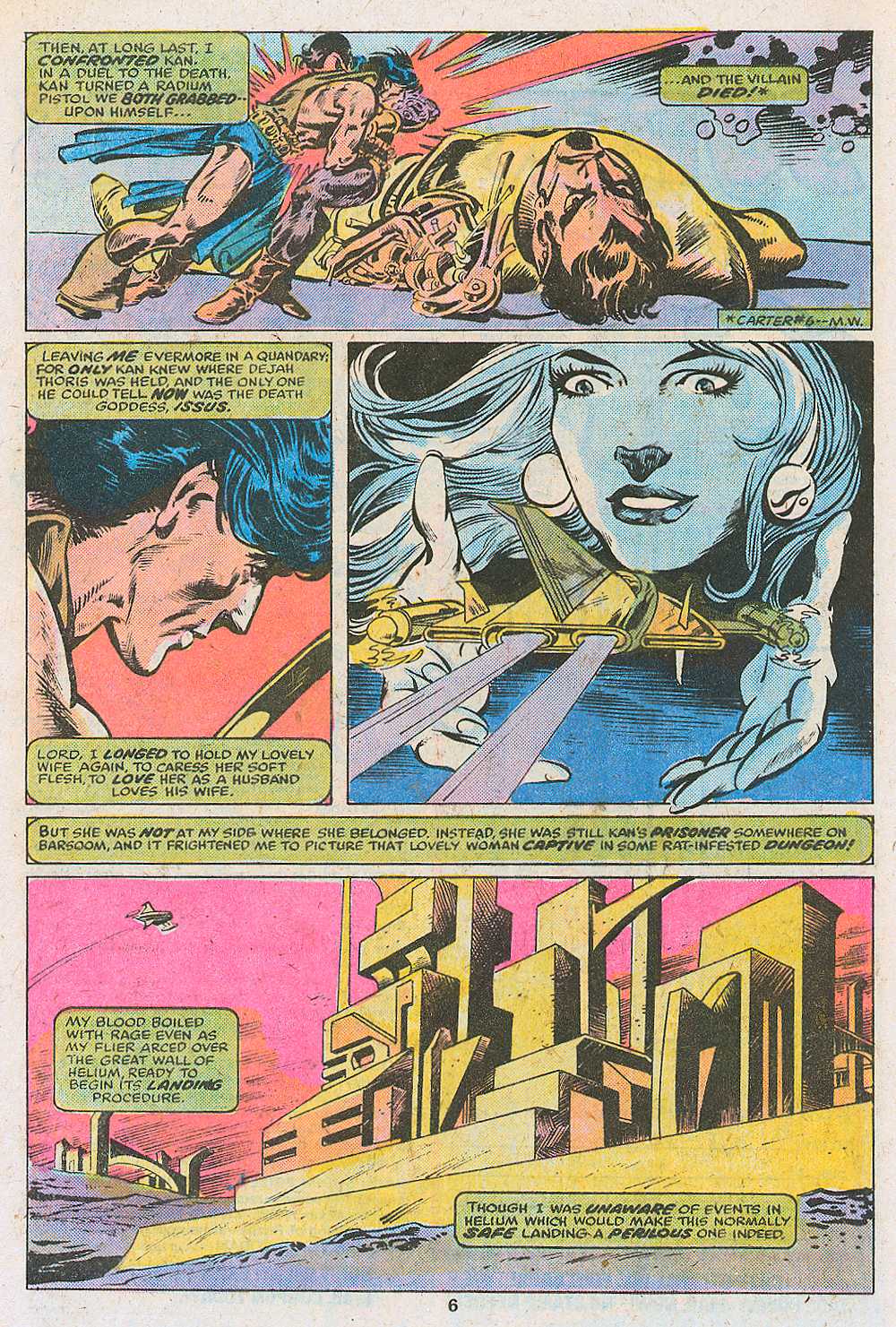 Read online John Carter Warlord of Mars comic -  Issue #6 - 8