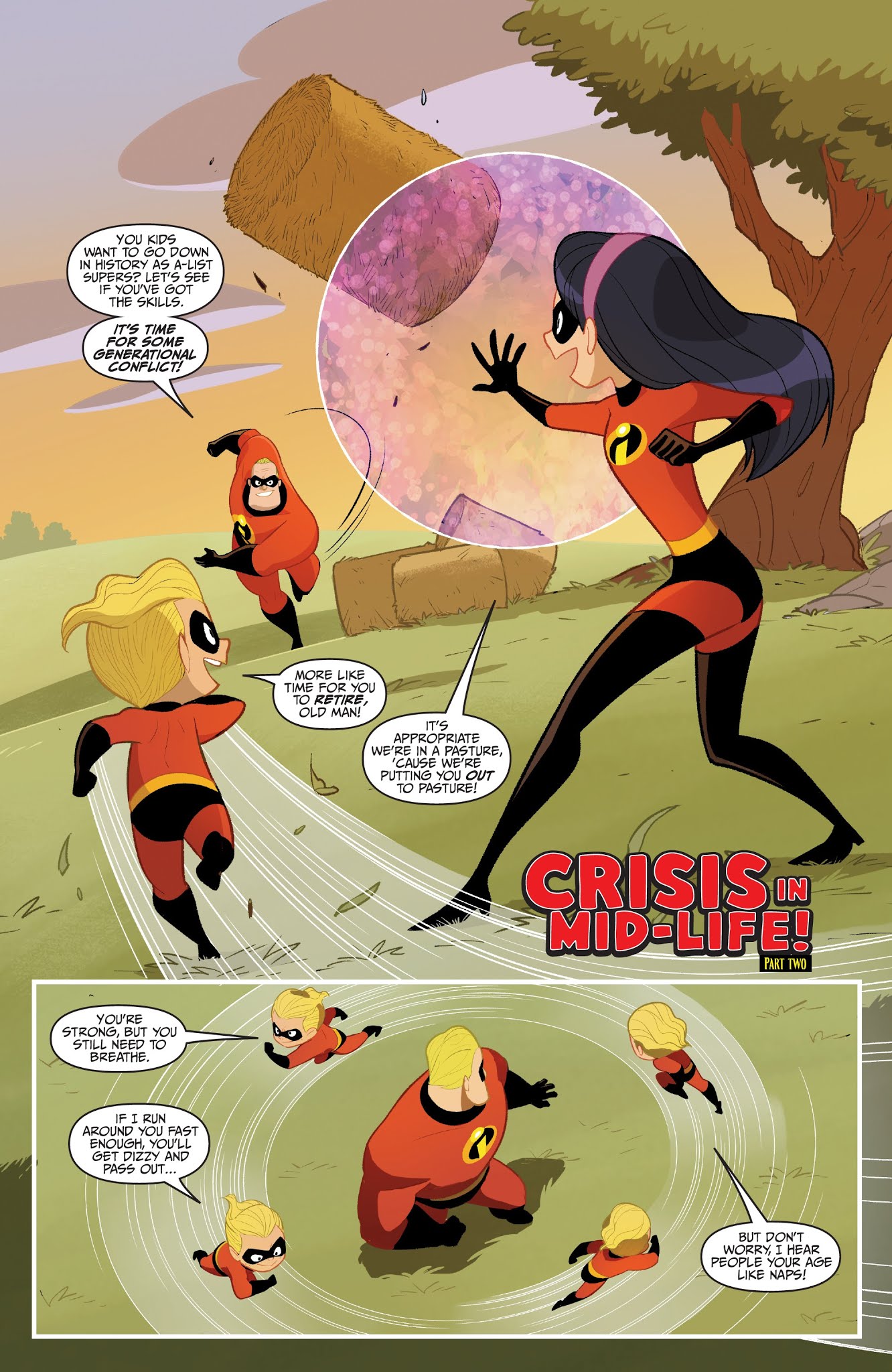 Read online Disney / Pixar The Incredibles 2: Crisis In Mid-Life! & Other Stories comic -  Issue #2 - 3