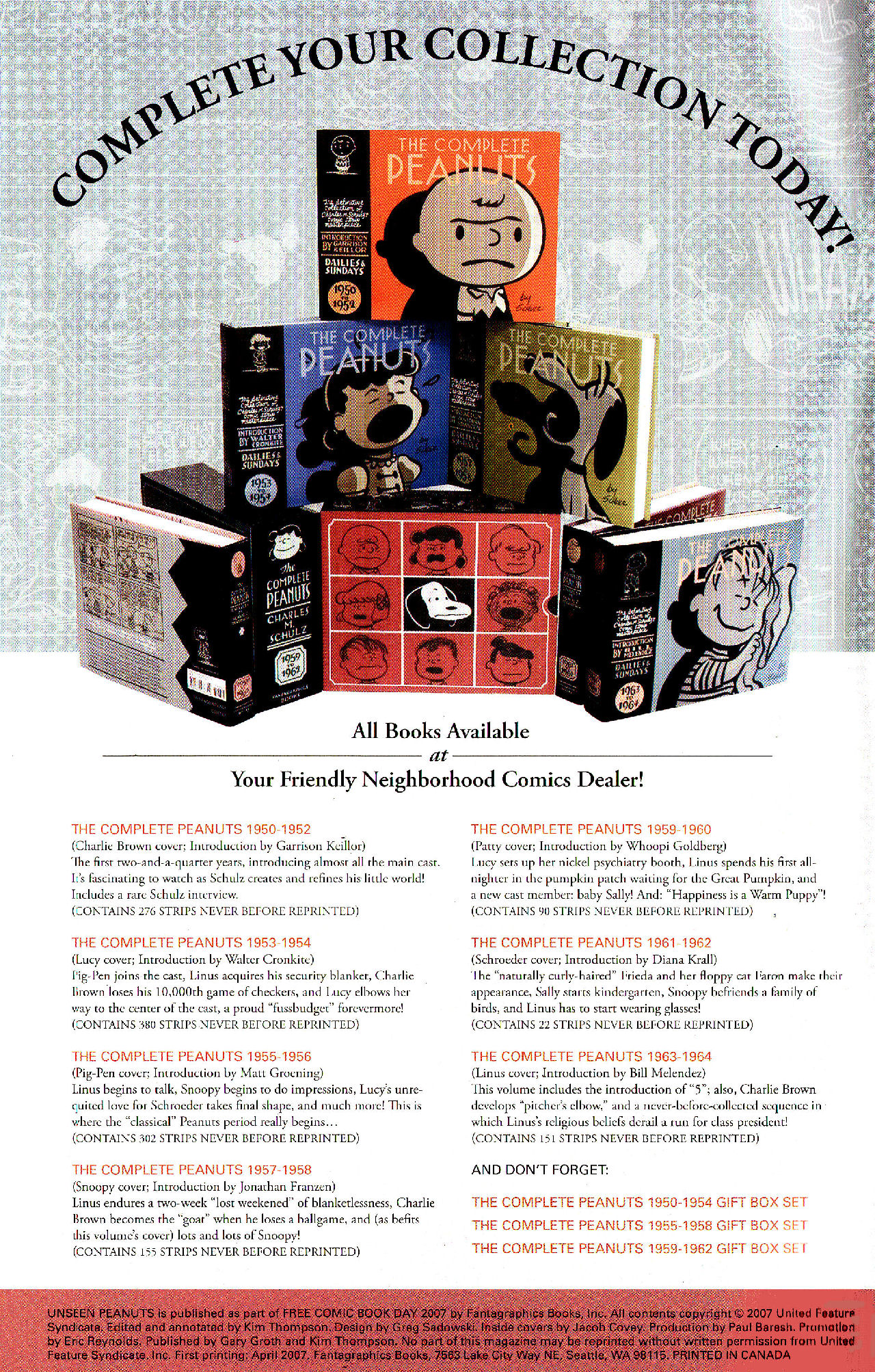 Read online Unseen Peanuts comic -  Issue # Full - 2