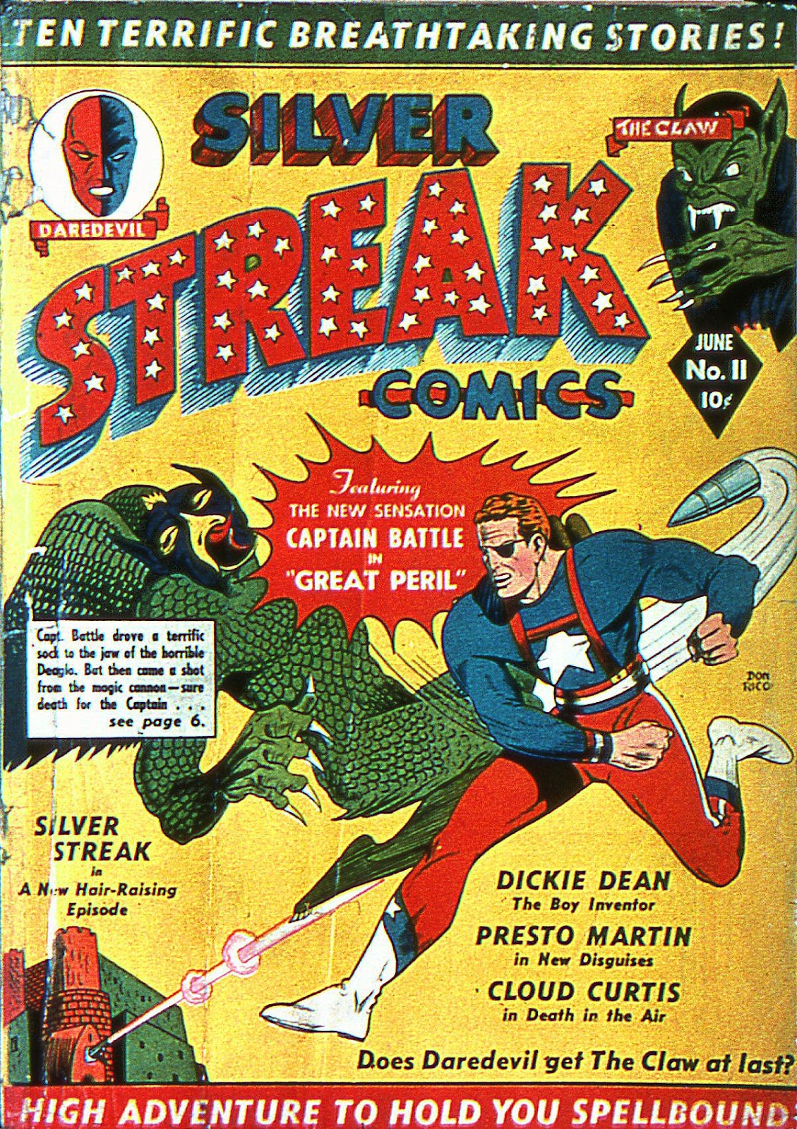 Silver Streak Comics 11 Page 1