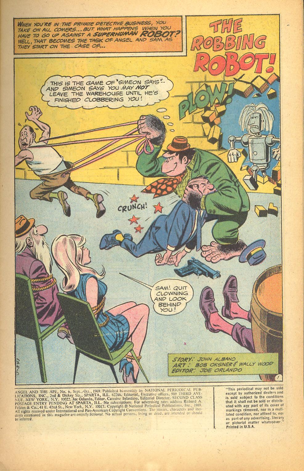 Read online Angel And The Ape (1968) comic -  Issue #6 - 3