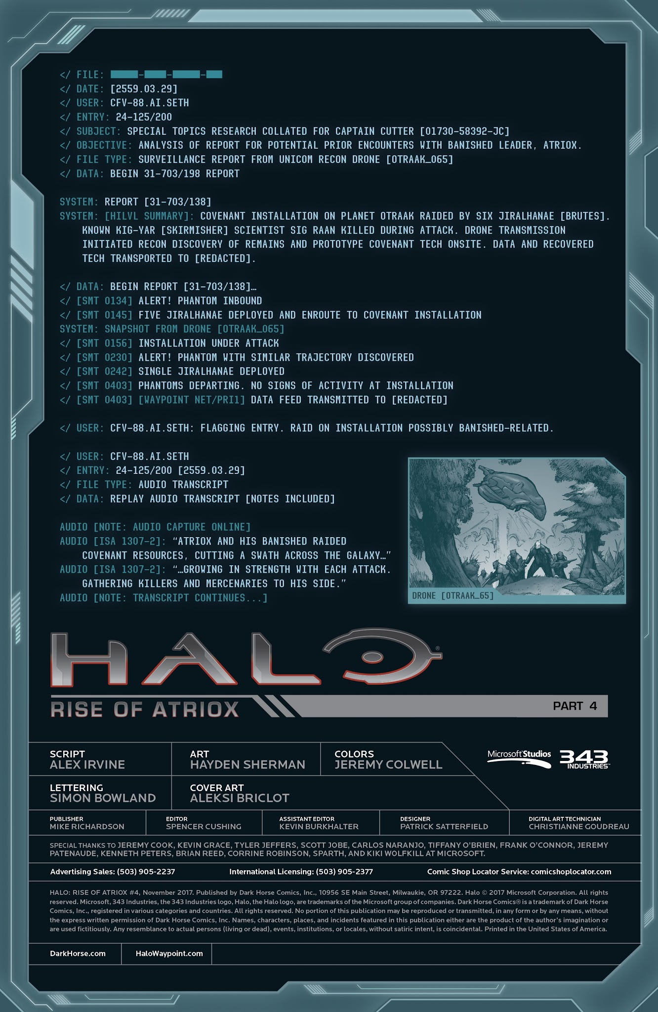 Read online Halo: Rise of Atriox comic -  Issue #4 - 2