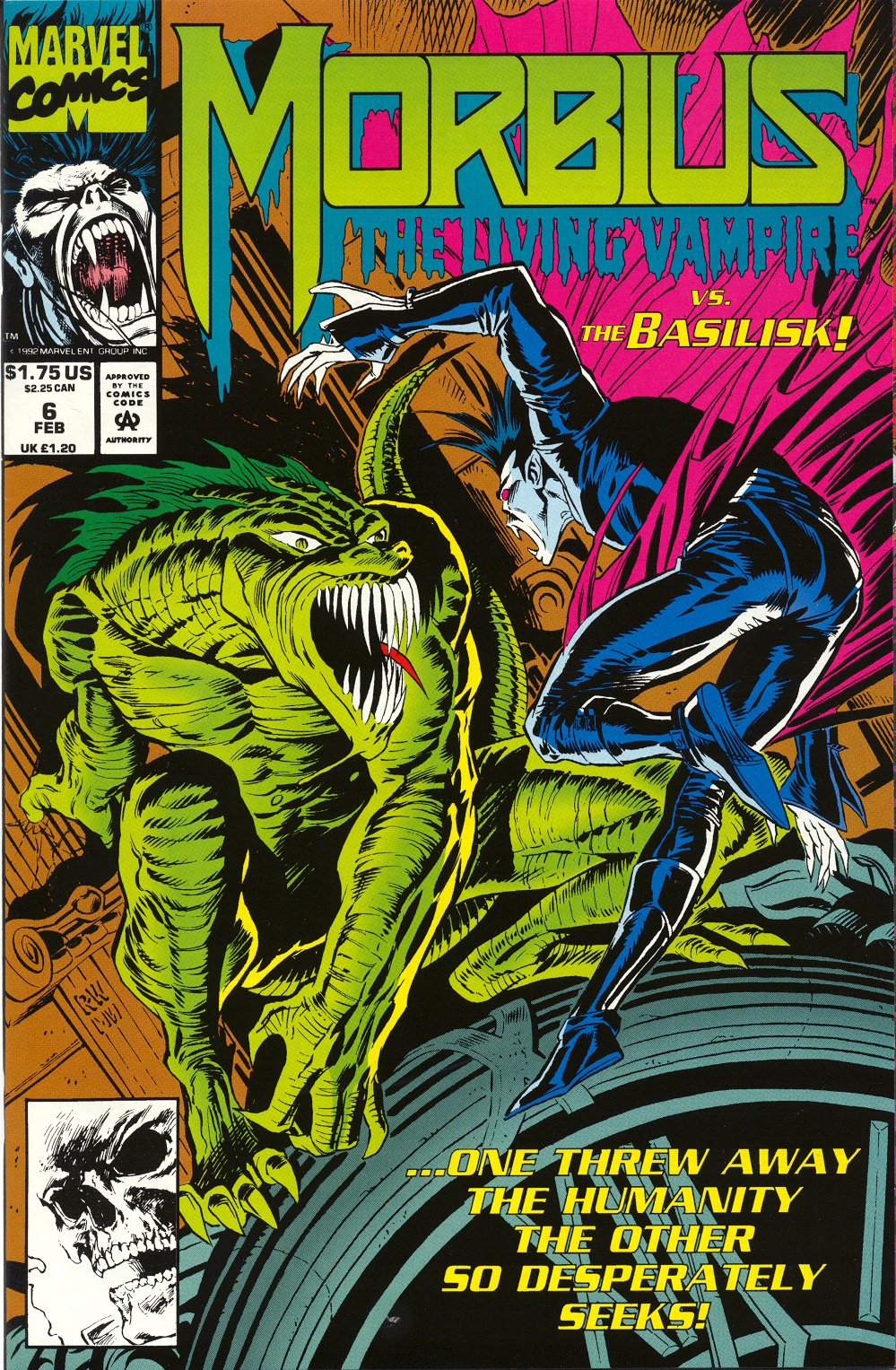 Read online Morbius: The Living Vampire (1992) comic -  Issue #6 - 1