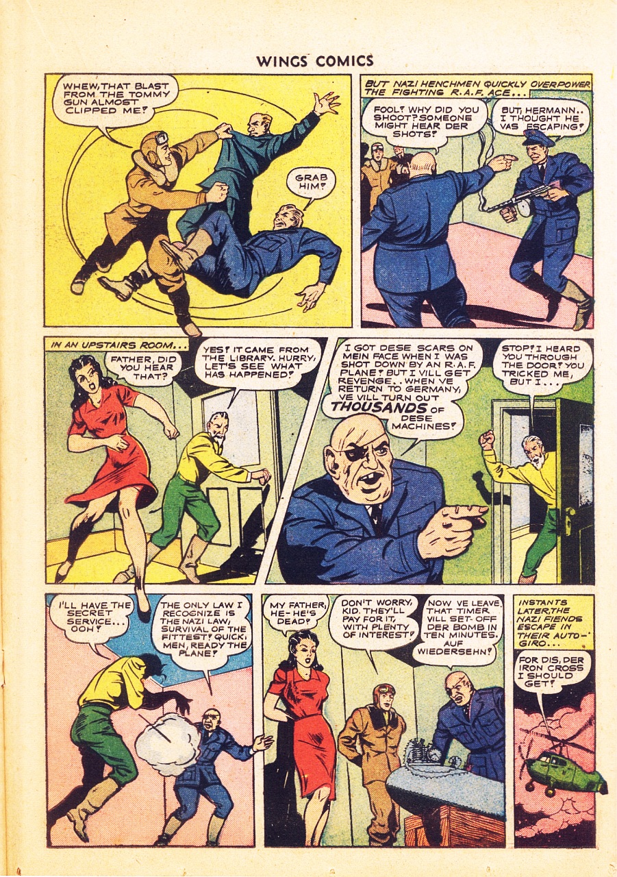 Read online Wings Comics comic -  Issue #34 - 40