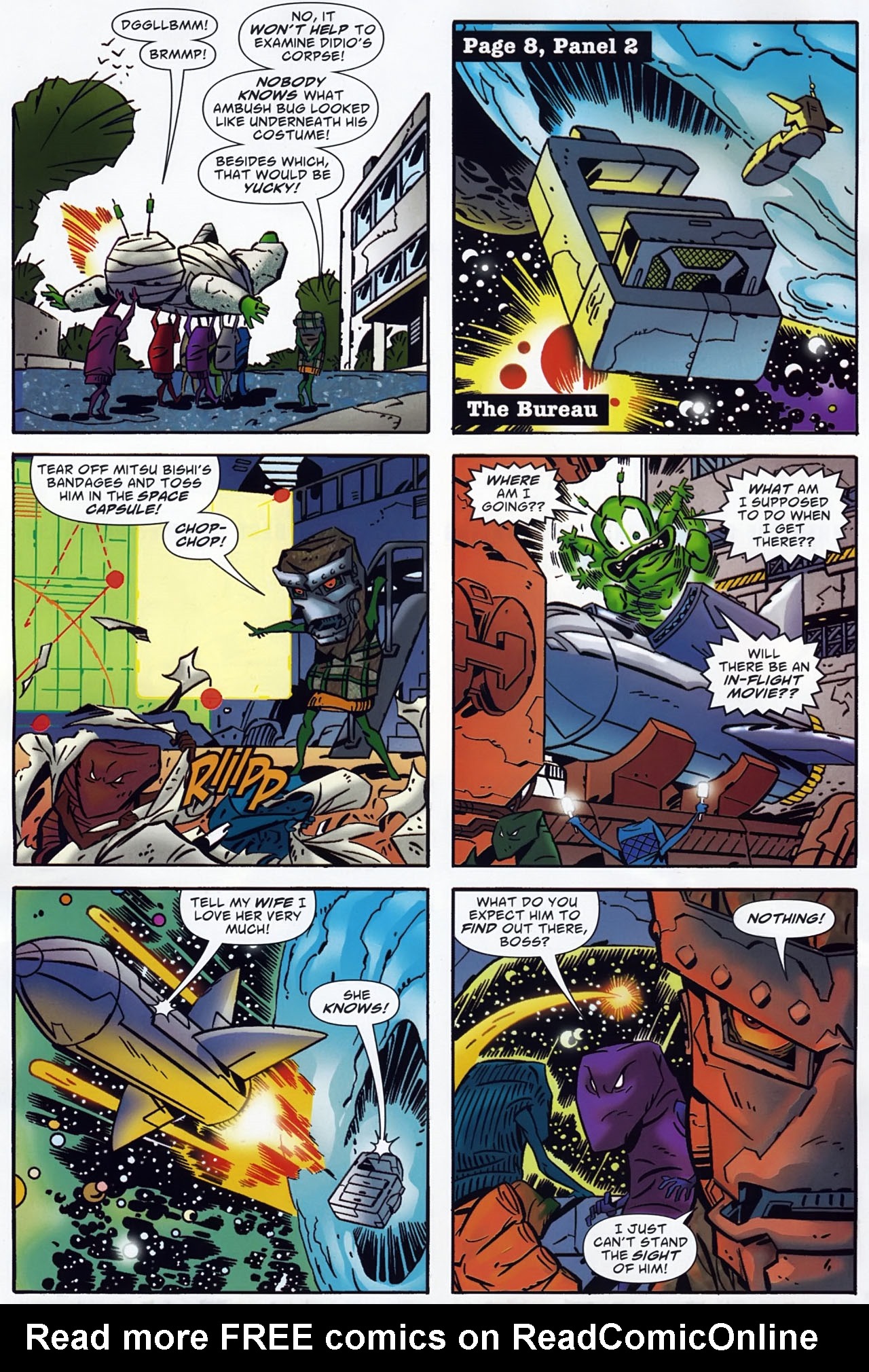 Read online Ambush Bug: Year None comic -  Issue #4 - 9