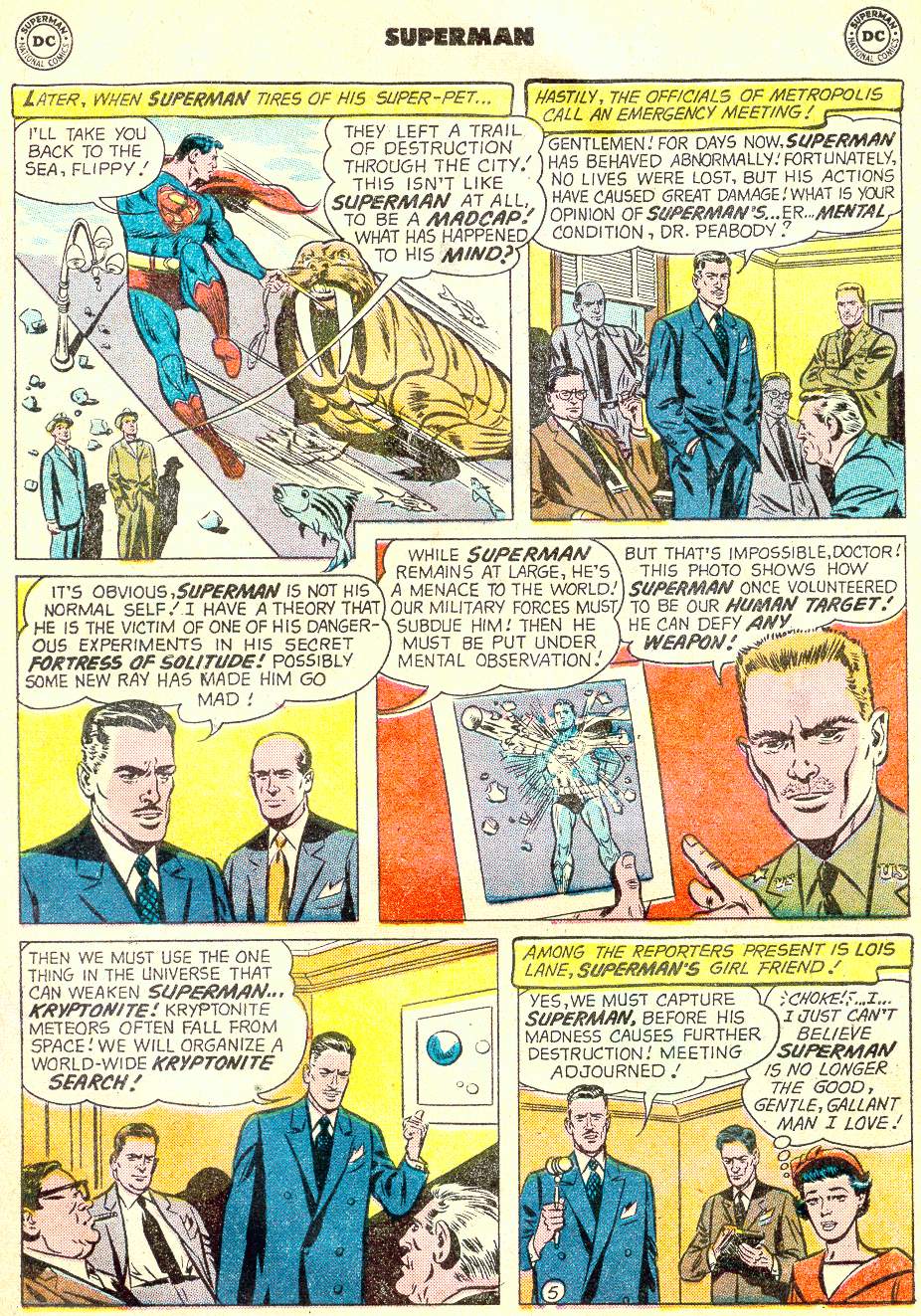 Read online Superman (1939) comic -  Issue #134 - 7