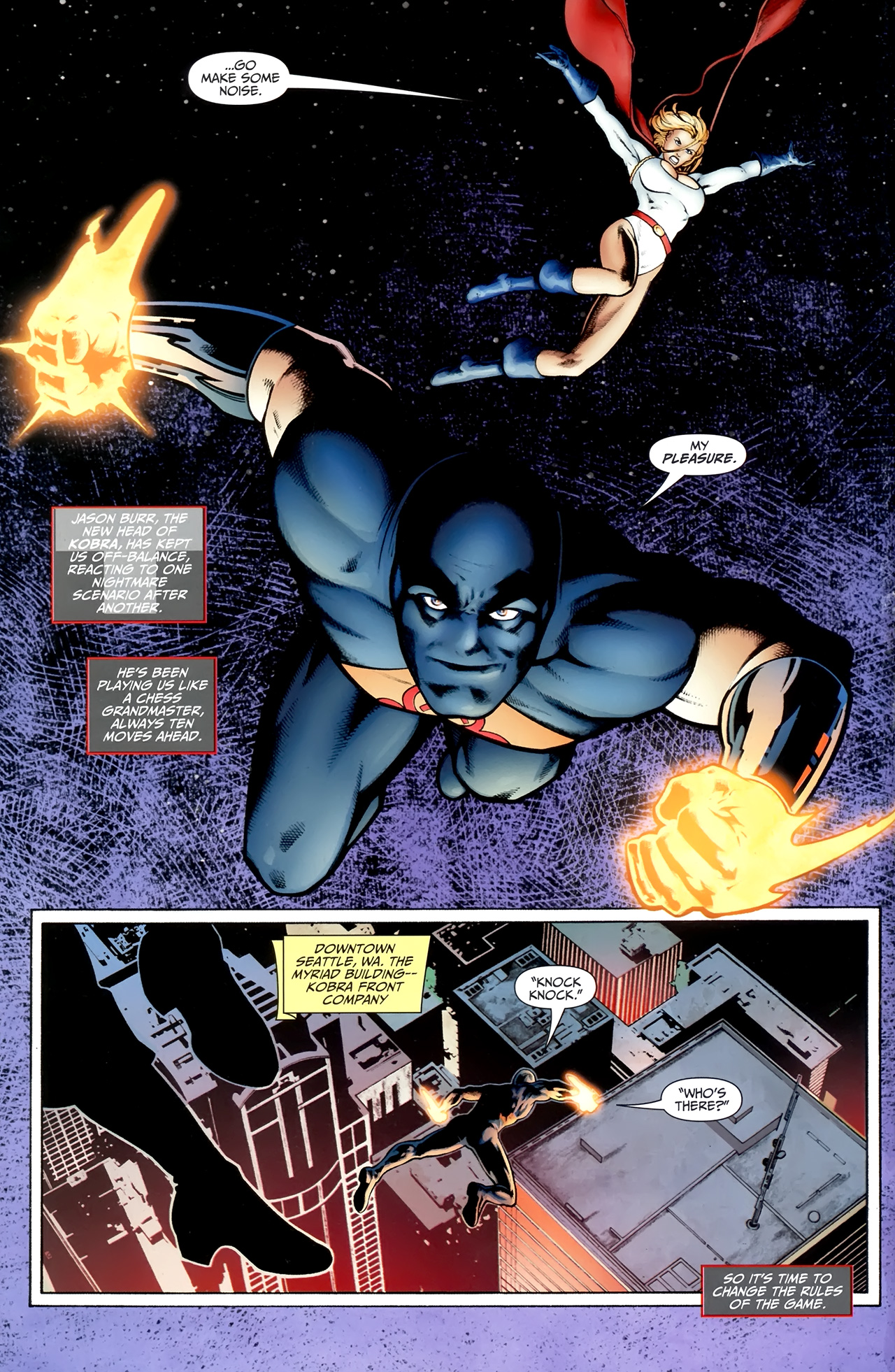 Read online JSA vs. Kobra comic -  Issue #5 - 5