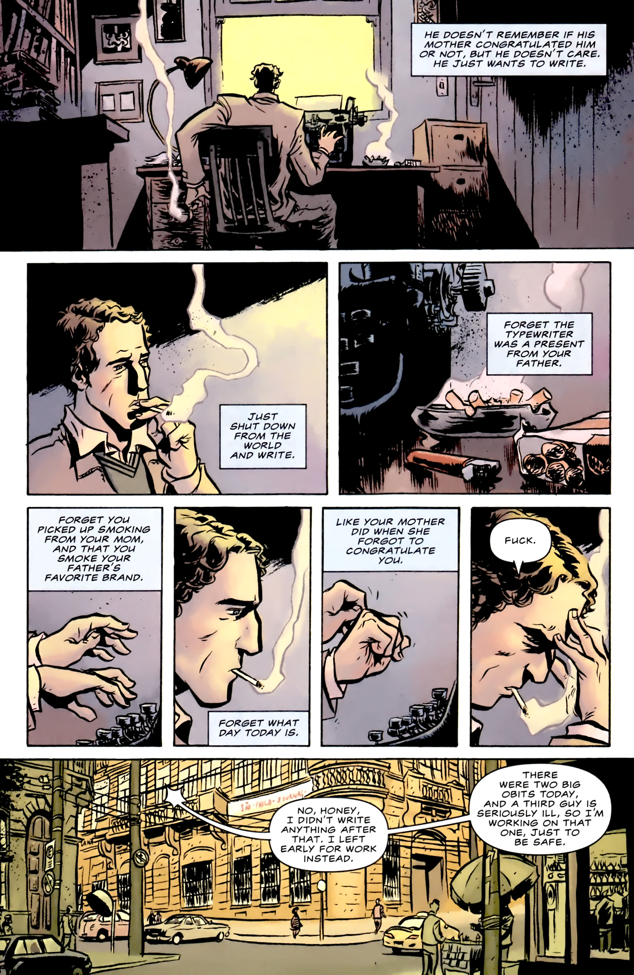 Read online Daytripper comic -  Issue #1 - 8