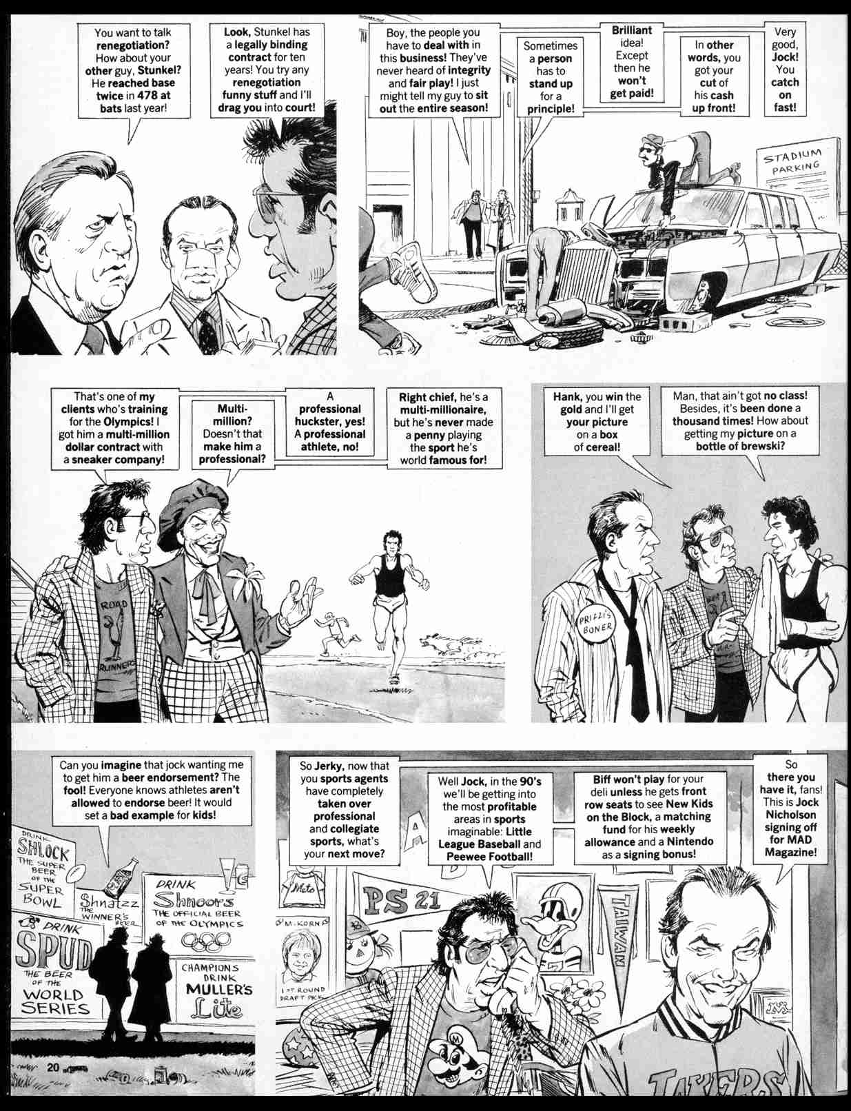 Read online MAD comic -  Issue #299 - 22