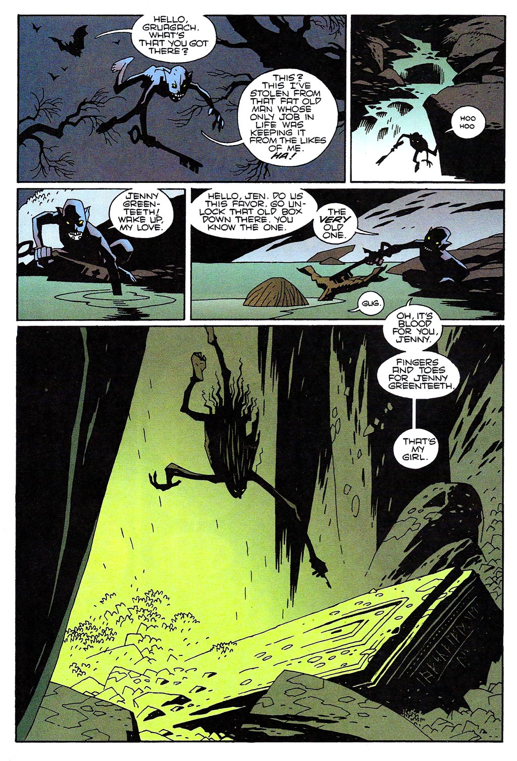 Read online Hellboy: The Corpse and the Iron Shoes comic -  Issue # Full - 18