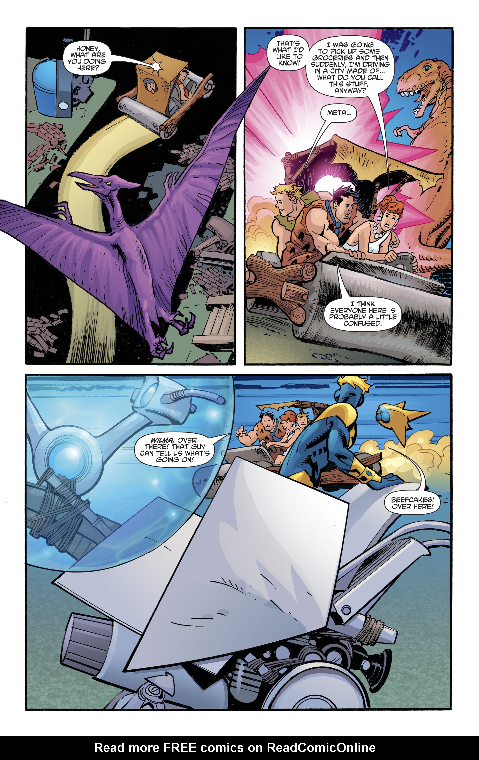 Read online Booster Gold/The Flinstones Special comic -  Issue # Full - 24
