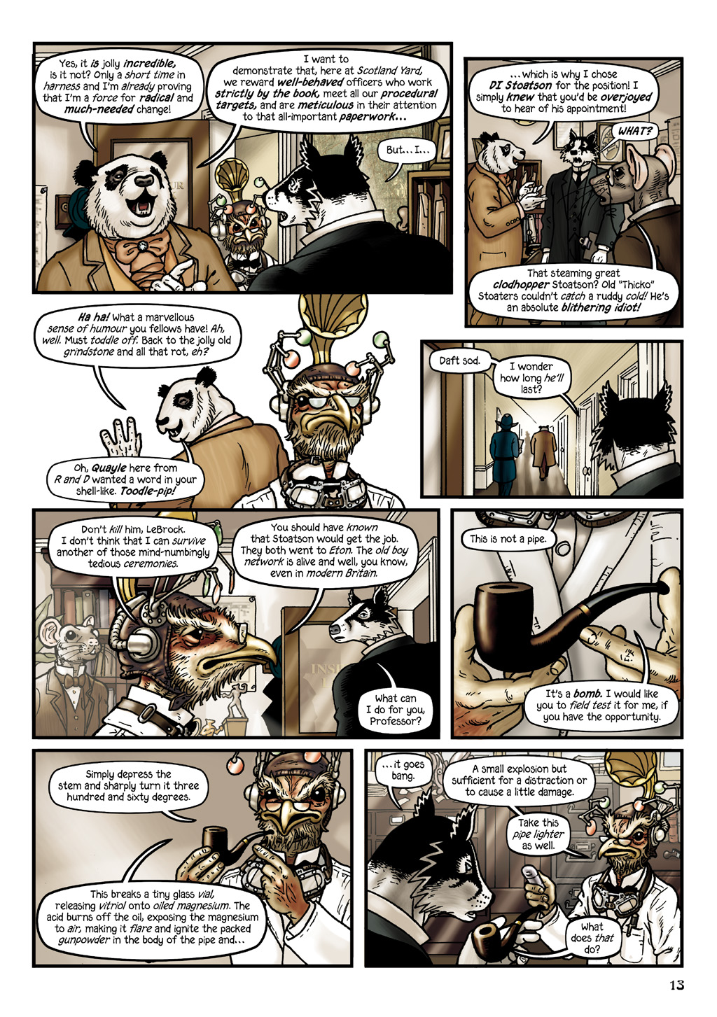 Read online Grandville Bête Noire comic -  Issue # TPB - 16