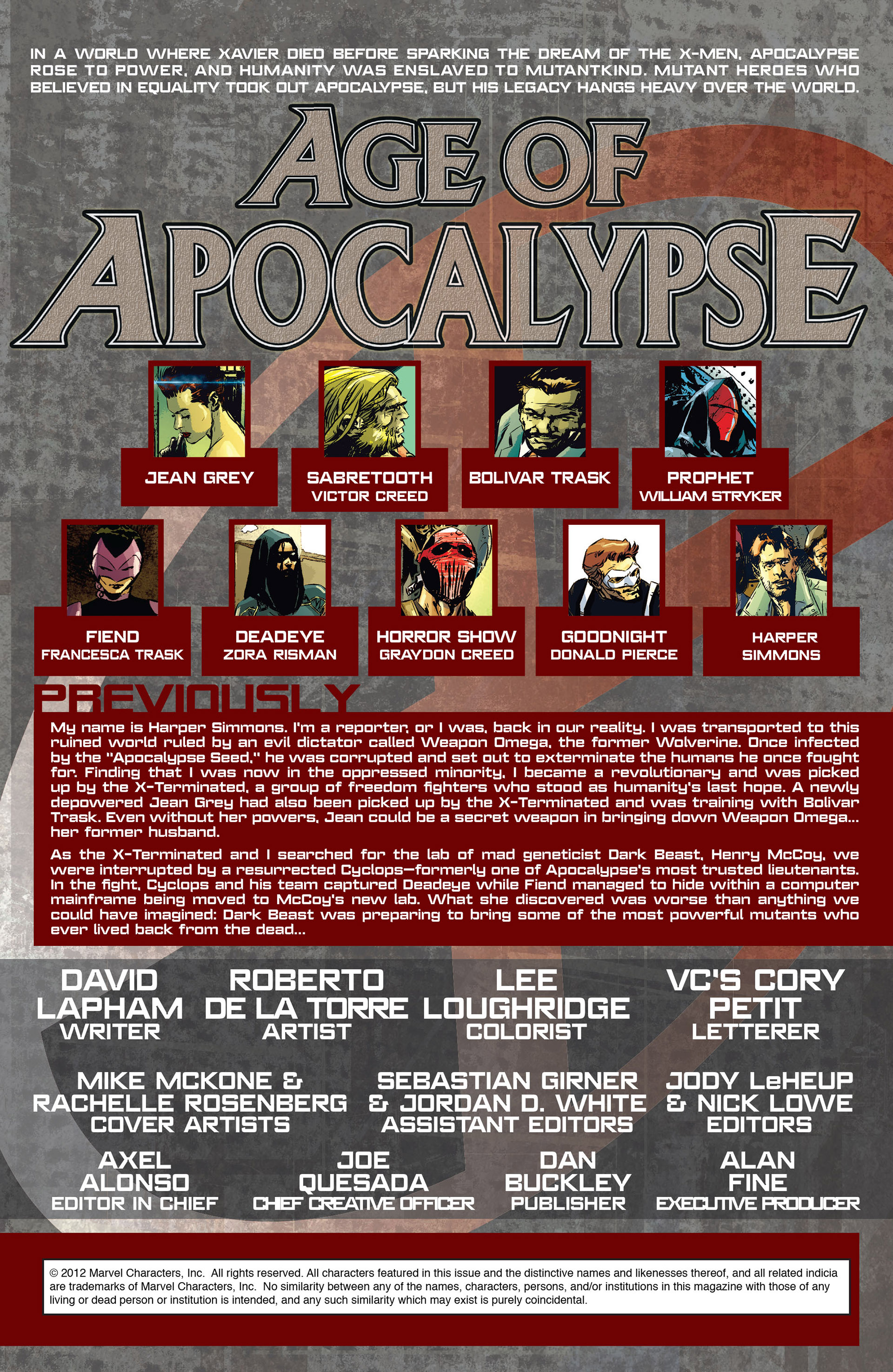 Read online Age of Apocalypse (2012) comic -  Issue #3 - 2