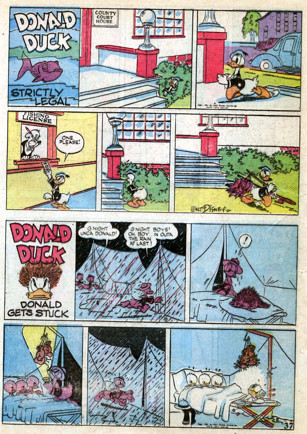 Read online Walt Disney's Comics and Stories comic -  Issue #36 - 39